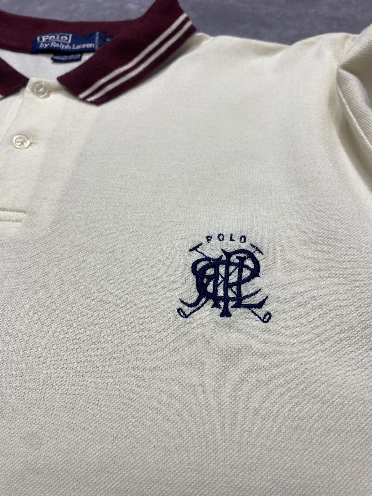 Ralph Lauren 90’s Vintage Polo Ralph Lauren Golf Crest Polo Shirt Size US L / EU 52-54 / 3 - 2 Thumbnail