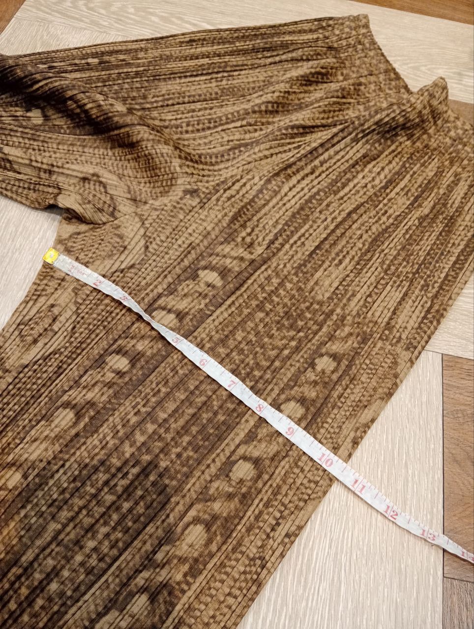 Pleats Please Issey Miyake PLEATS PLEASE ISSEY MIYAKE TRANSFER PRINT PLEATED PANTS Size US 27 - 15 Thumbnail