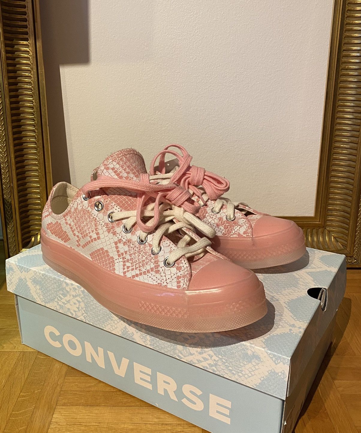Converse GOLF WANG Chuck 70 Python Sneakers Pink