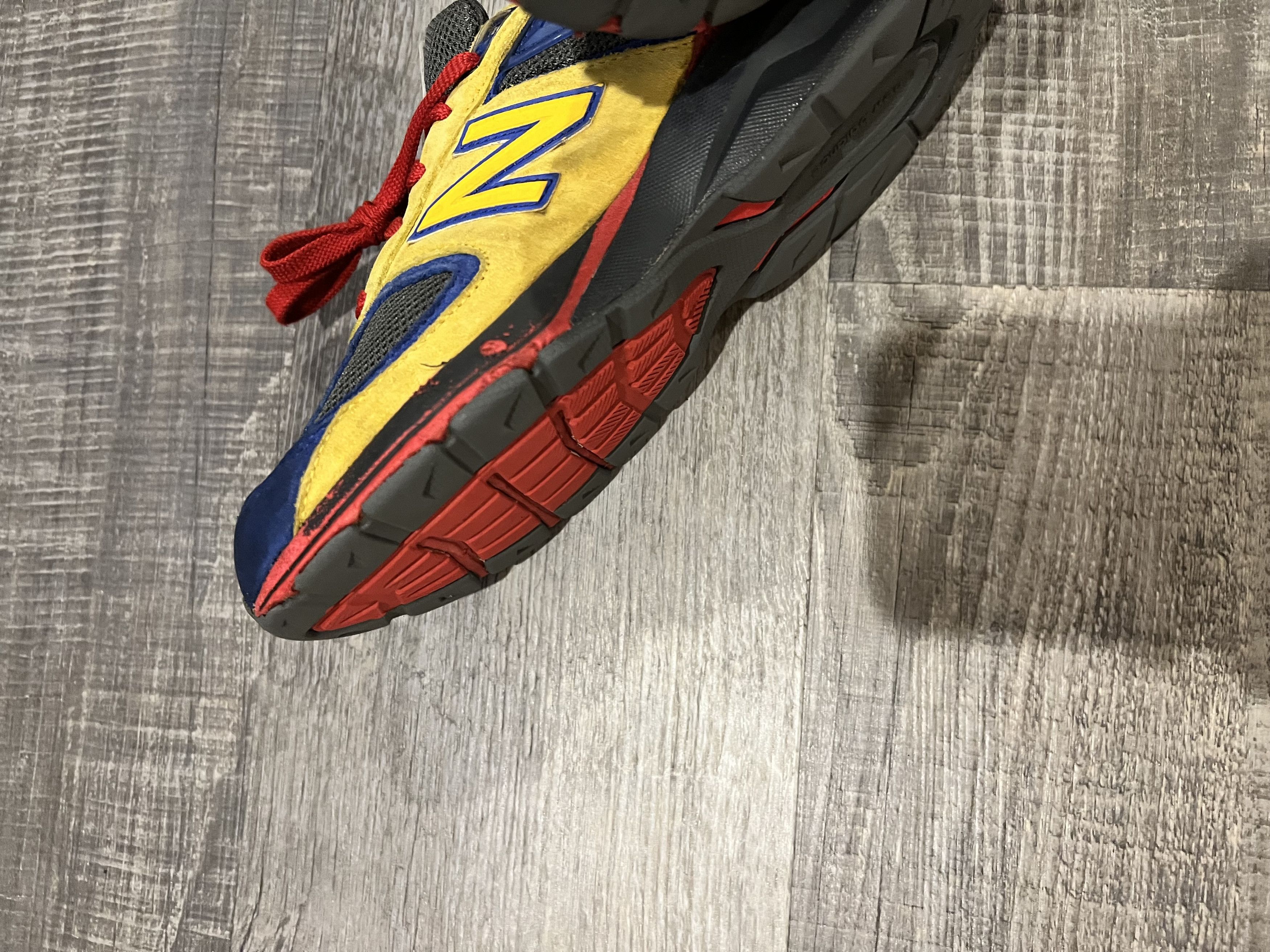 New Balance × Vintage NEW BALANCE • 990v5 "EAT" (5.5M) Size US 5.5 / EU 38 - 21 Thumbnail