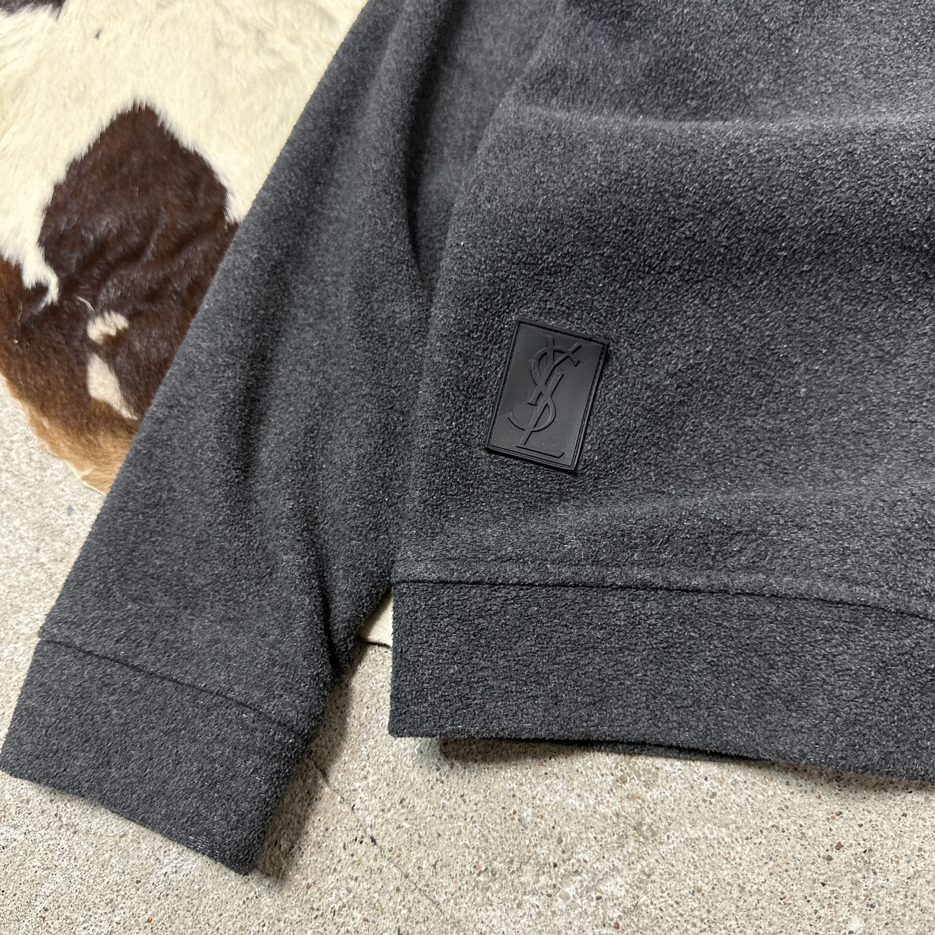 Yves Saint Laurent Vintage Gorpcore Yves Saint Laurent Zip Fleece Y2K Size US M / EU 48-50 / 2 - 2 Thumbnail