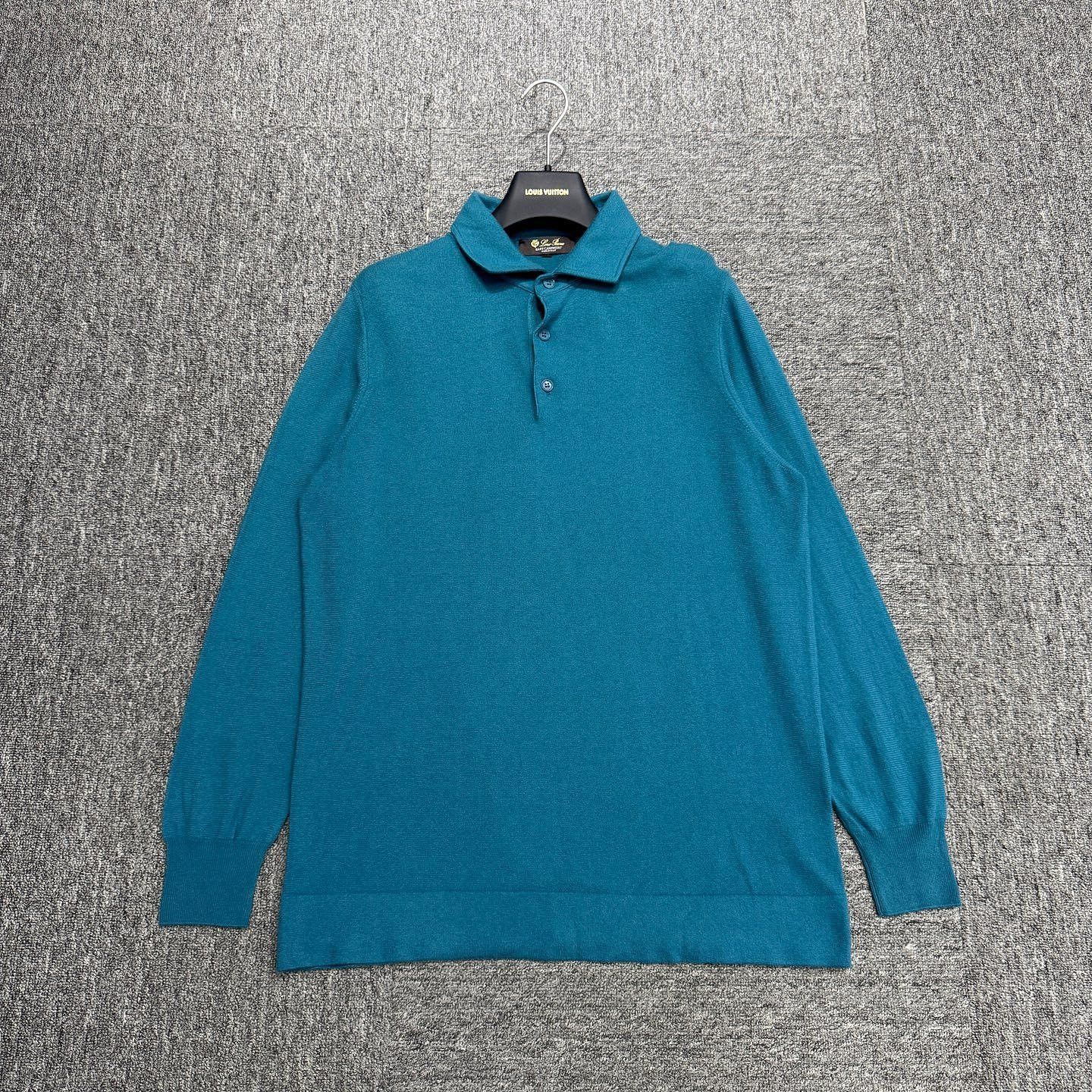 Loro Piana Loro Piana Baby Cashmere Polo Shirt Size L Size US L / EU 52-54 / 3 - 1 Thumbnail