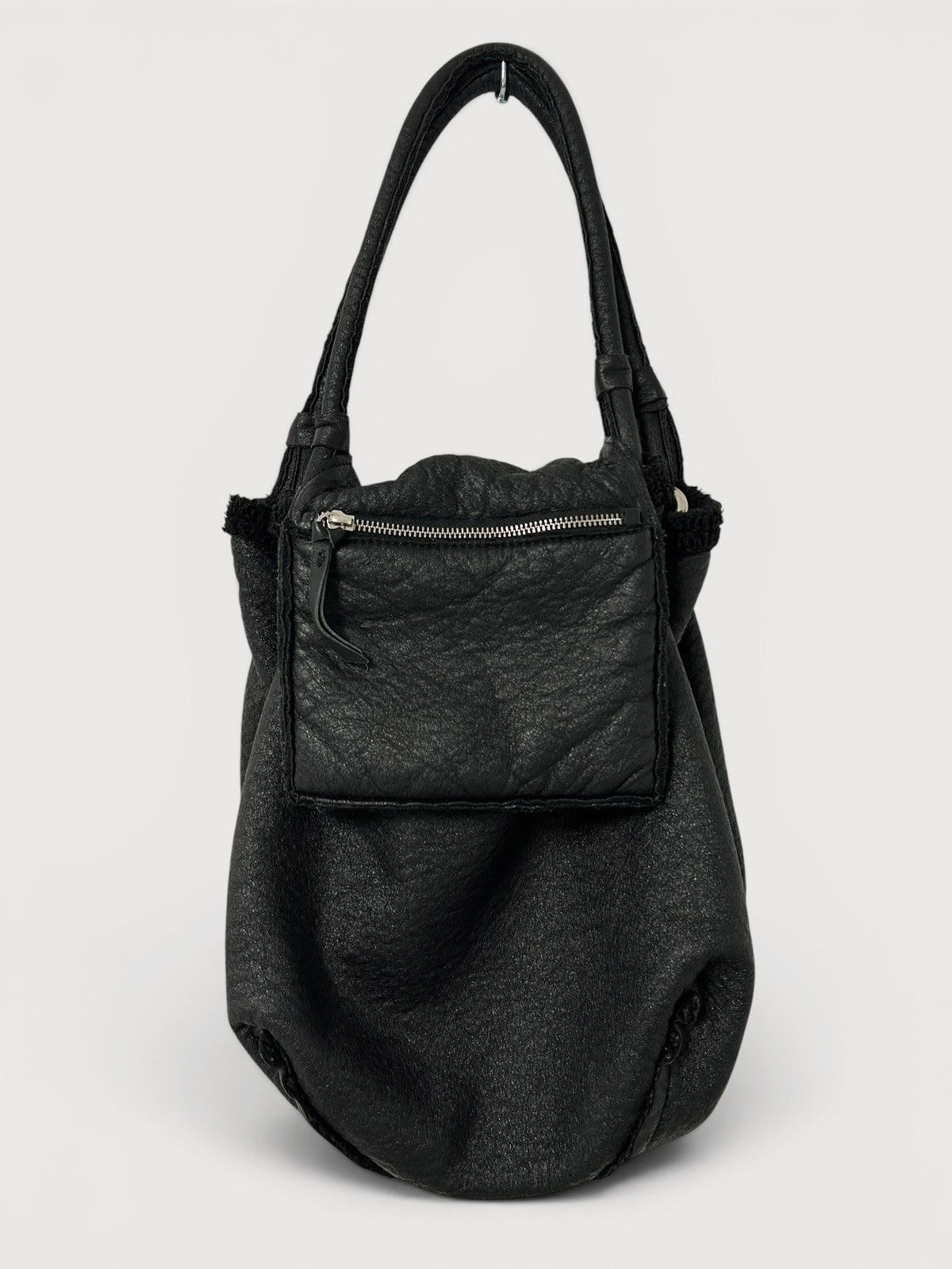 Maison Margiela “Noir Nomade” Reversible Shearling Tote Bag Size ONE SIZE - 1 Thumbnail