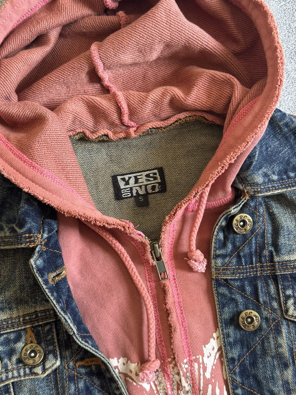 Hysteric Glamour Vintage S/size retro archive jacket y2k + hoodie L.G.B. Size S / US 4 / IT 40 - 4 Thumbnail
