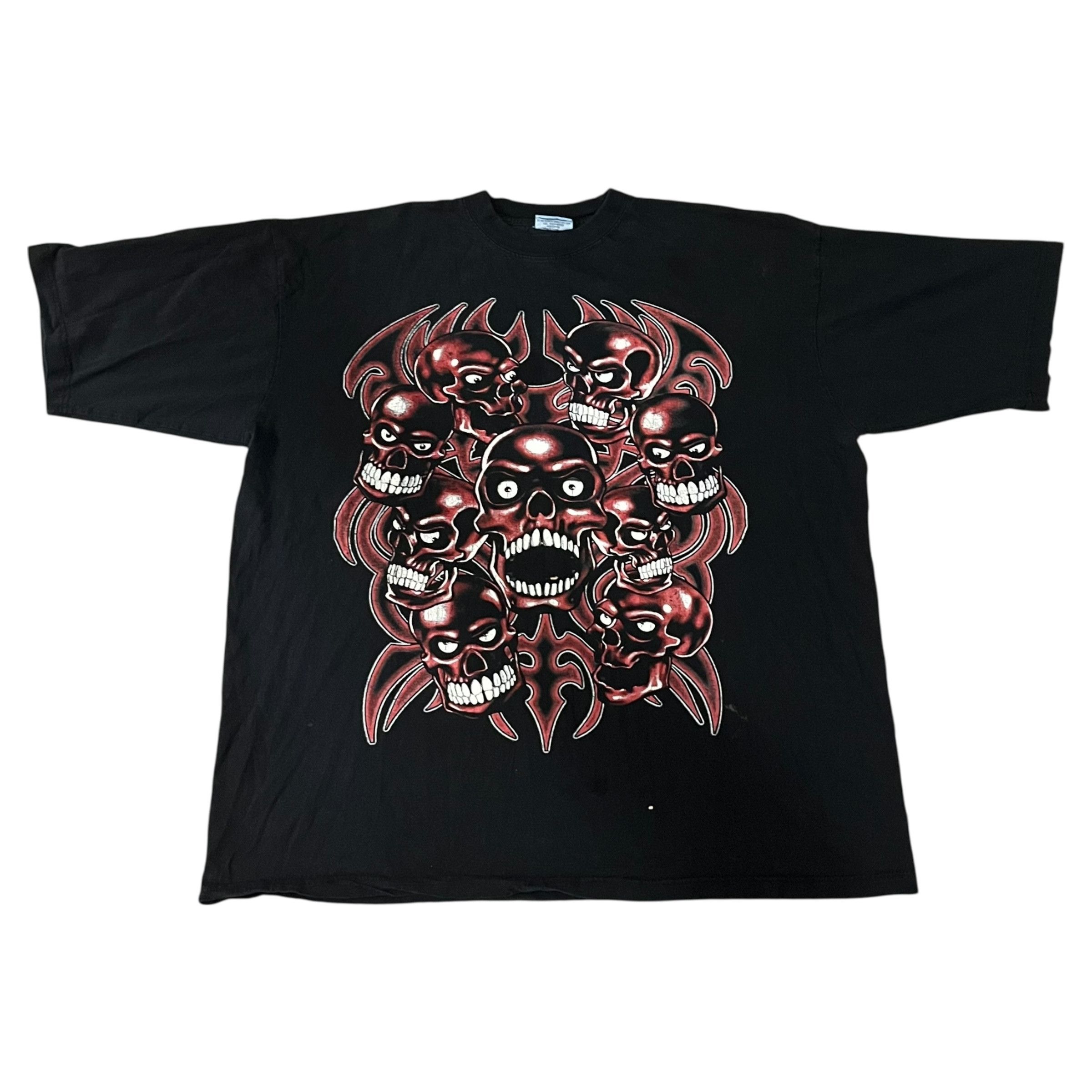 Vintage VINTAGE Skull Pile T Shirt 4XL y2k Size US XXL / EU 58 / 5 - 1 Thumbnail
