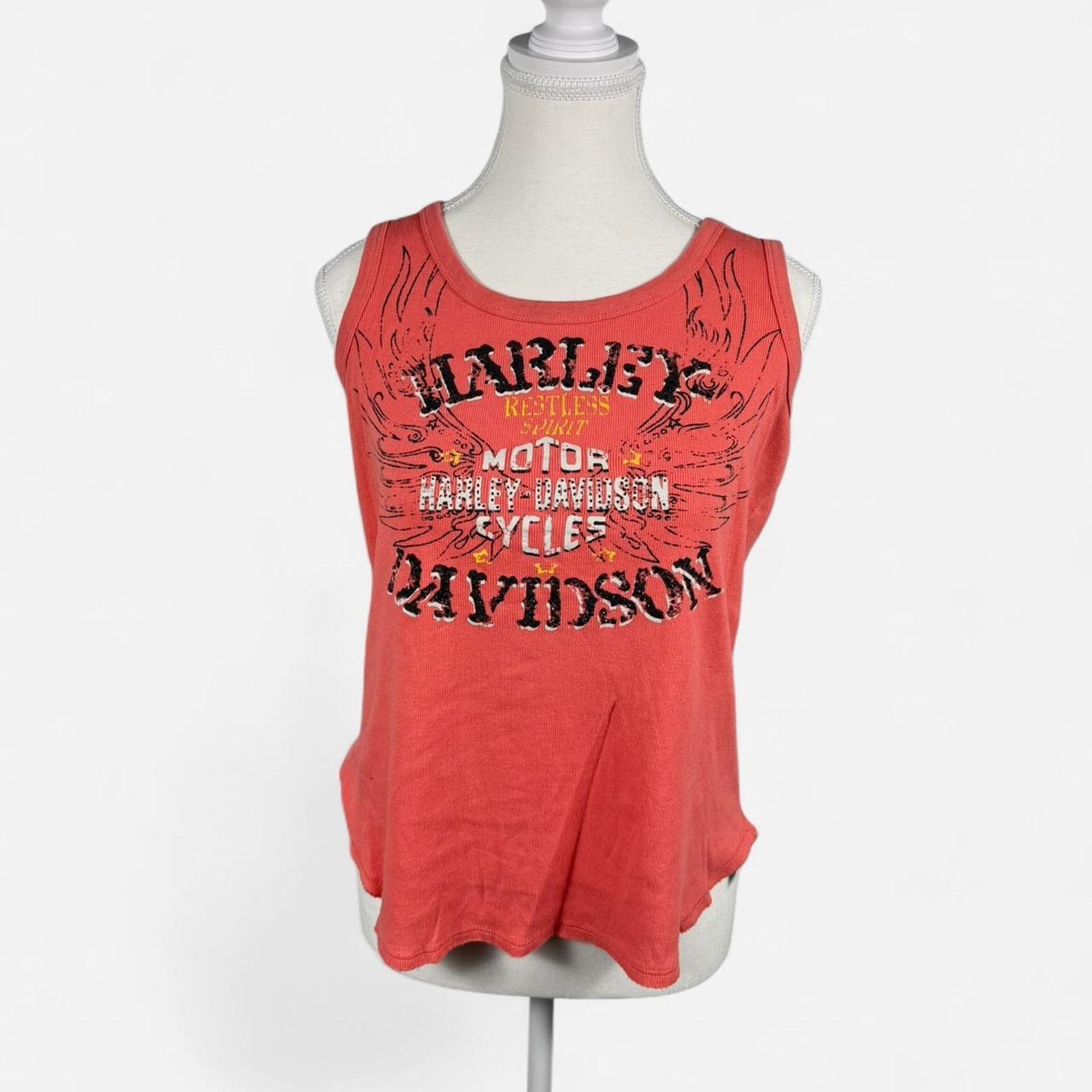 Harley Davidson Orange harley davidson wing peach Size L / US 10 / IT 46 - 1 Thumbnail