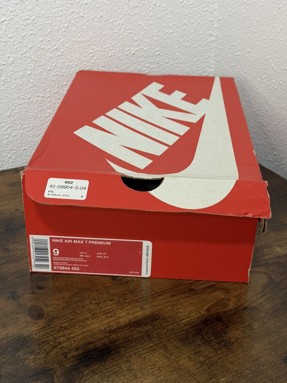 Nike Nike Air Max 1 Snow Beach size 9 Size US 9 / EU 42 - 9 Thumbnail