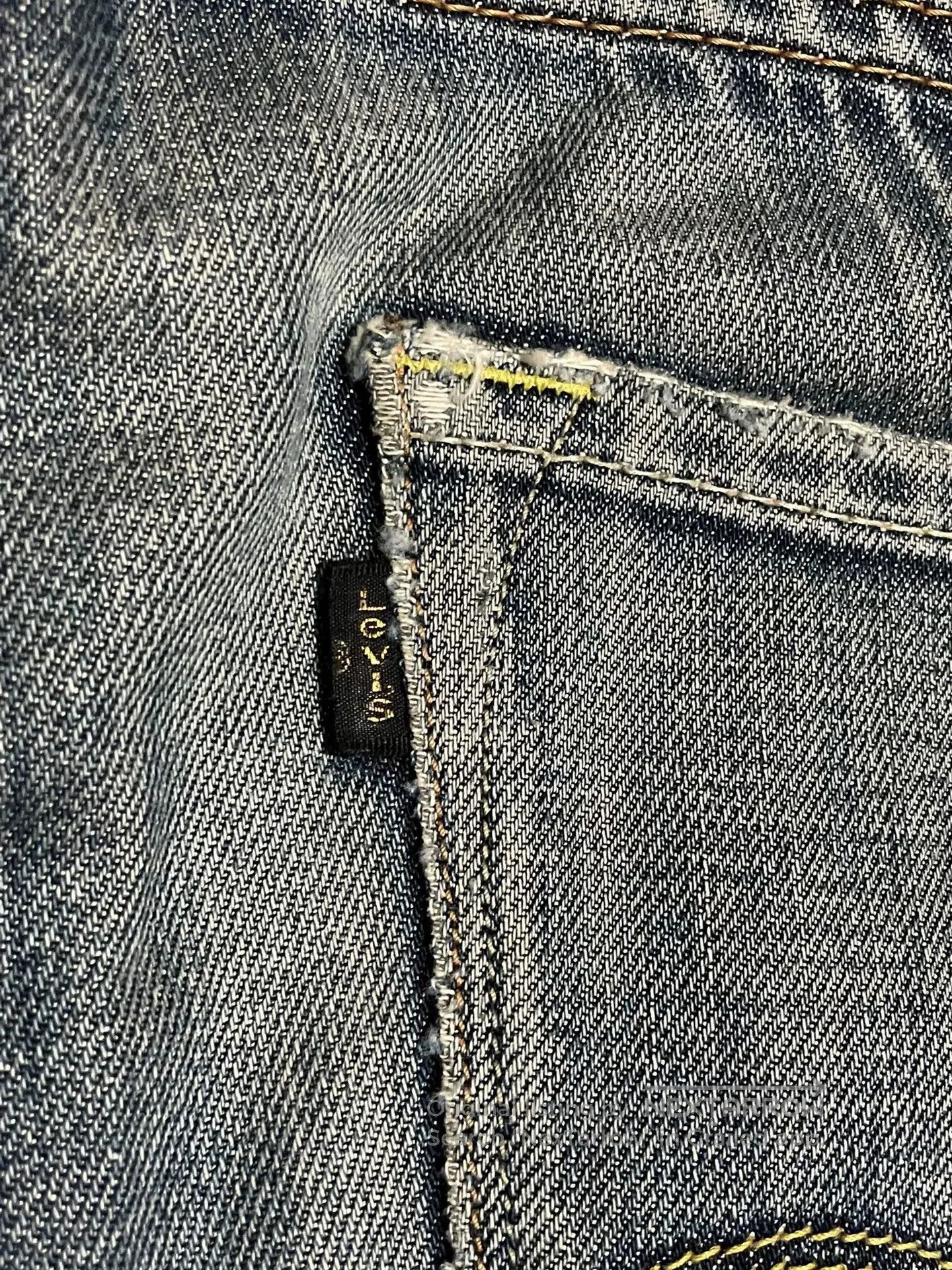 Levi's Vintage Clothing Levi's 504 LVC Japanese Wash Patch Jeans. Size US 28 / EU 44 - 6 Thumbnail