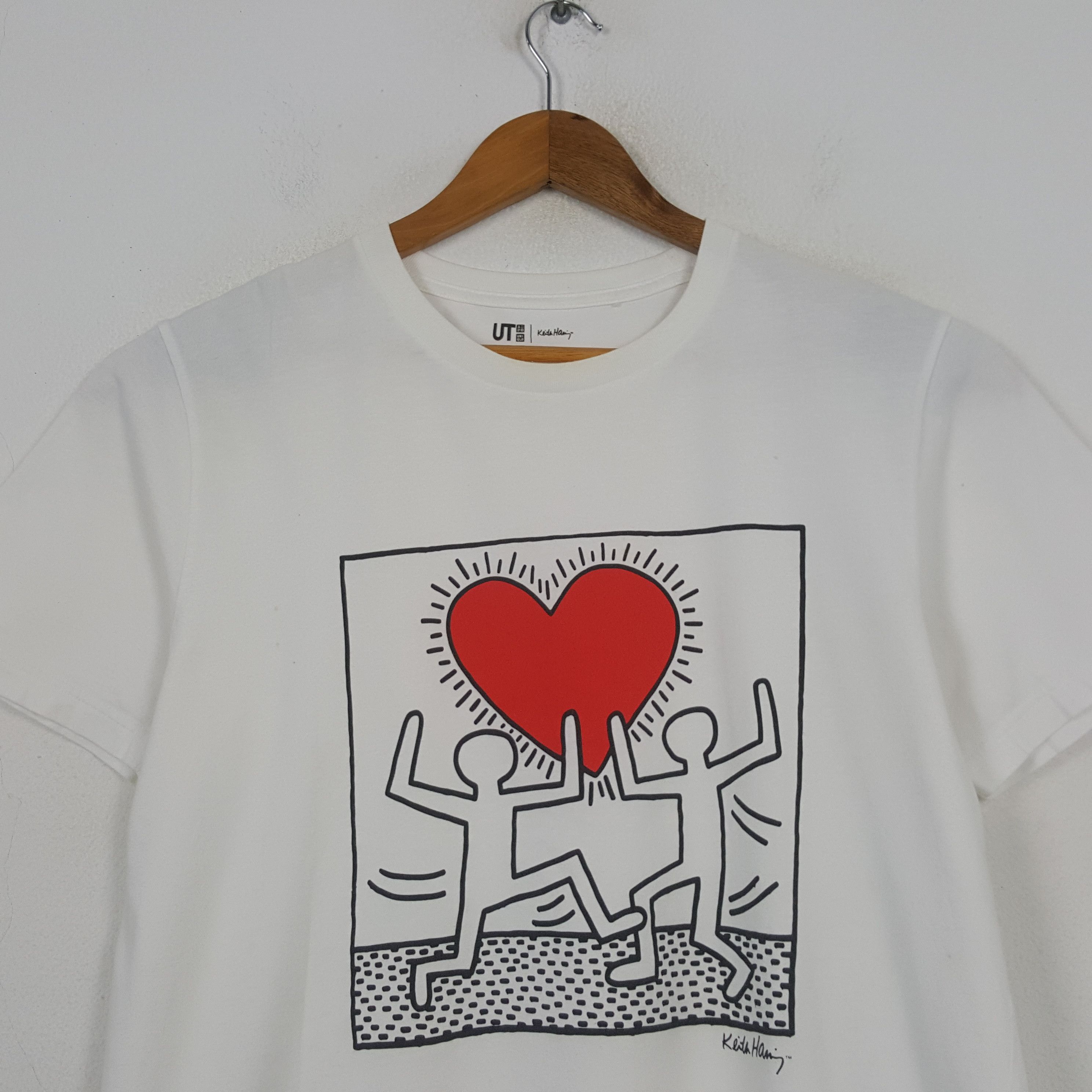 Keith Haring Vintage Keith Haring Art Love Hearts T-shirt RR4 Size US L / EU 52-54 / 3 - 2 Thumbnail