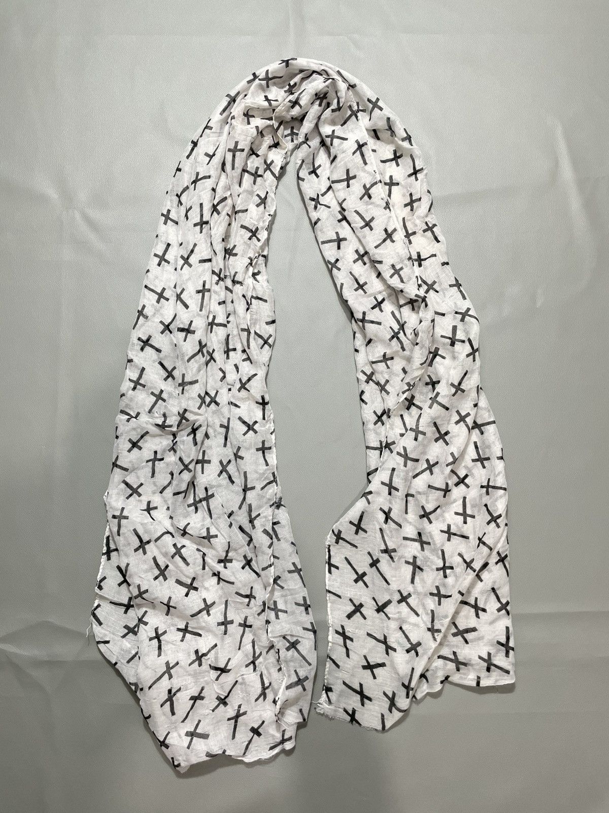 KMRii KMRii skull top gradation feather stole | Grailed