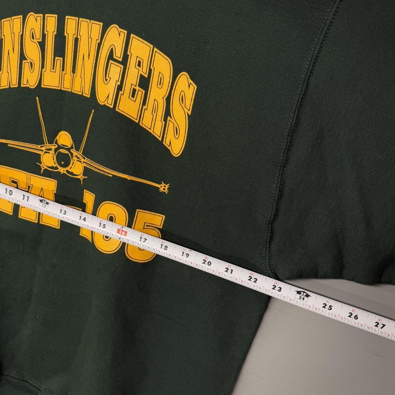 Vintage Vintage Gunslingers FVA-105 Jet Army Sweatshirt Green Large Size US L / EU 52-54 / 3 - 5 Thumbnail