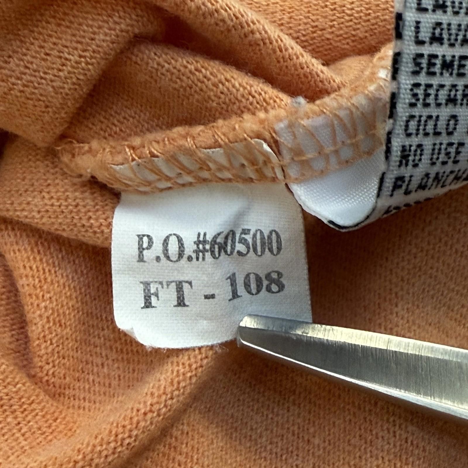 Designer Original Island Sport Polo Shirt Mens L Orange Vtg 90s Size US L / EU 52-54 / 3 - 10 Thumbnail