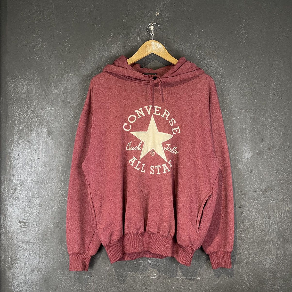 Converse × Vintage OG y2k Converse Boxy Pullover Hoodie Size US M / EU 48-50 / 2 - 1 Thumbnail