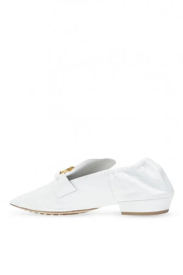 Bottega Veneta o1n1vont1224 Madame Platforms in Optic White Size US 4 / IT 34 - 5 Thumbnail