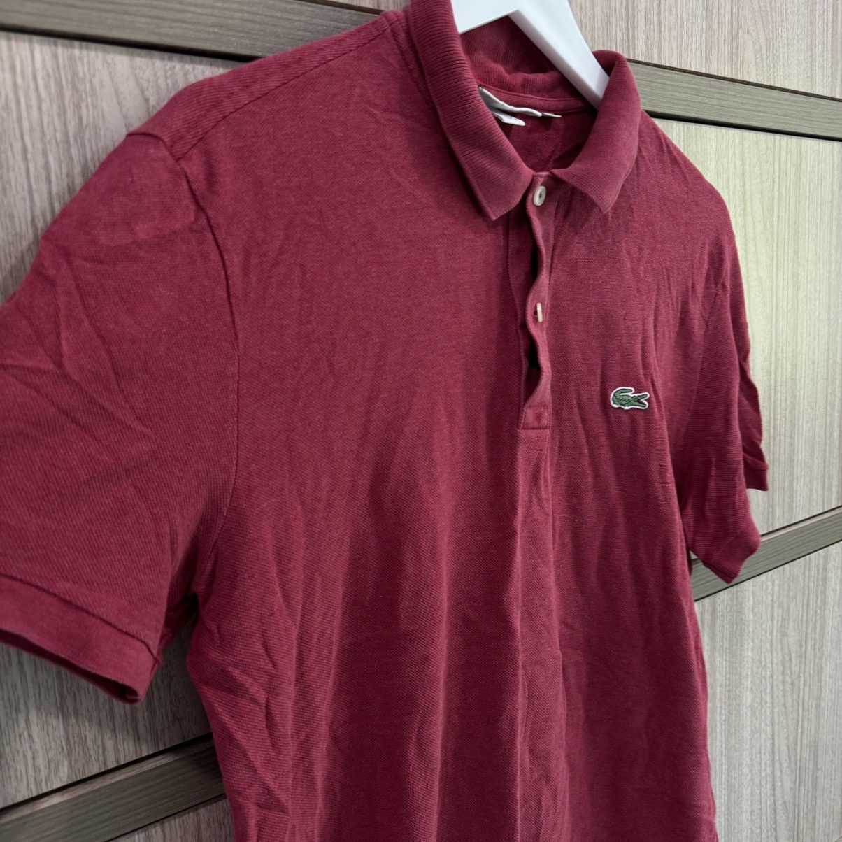 Lacoste Lacoste VINTAGE Plain Polo Shirt Size US M / EU 48-50 / 2 - 3 Thumbnail