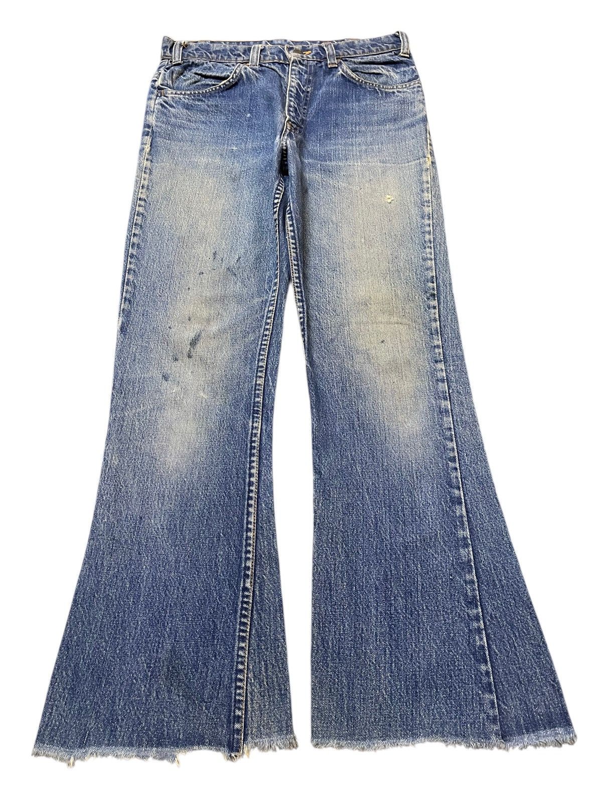 Levi's Crazy Vintage 70s Levis Orange Tab E #23 Bootcut Wide Leg Size US 30 / EU 46 - 1 Thumbnail