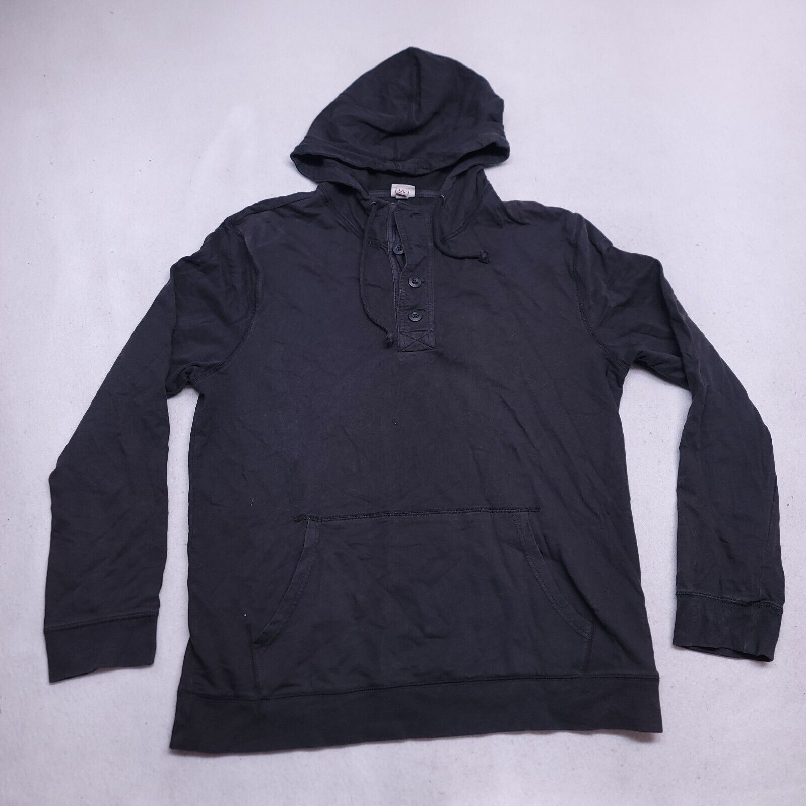 Merona Merona Casual Pullover Hoodie Mens Size Large L Black Size US L / EU 52-54 / 3 - 2 Thumbnail