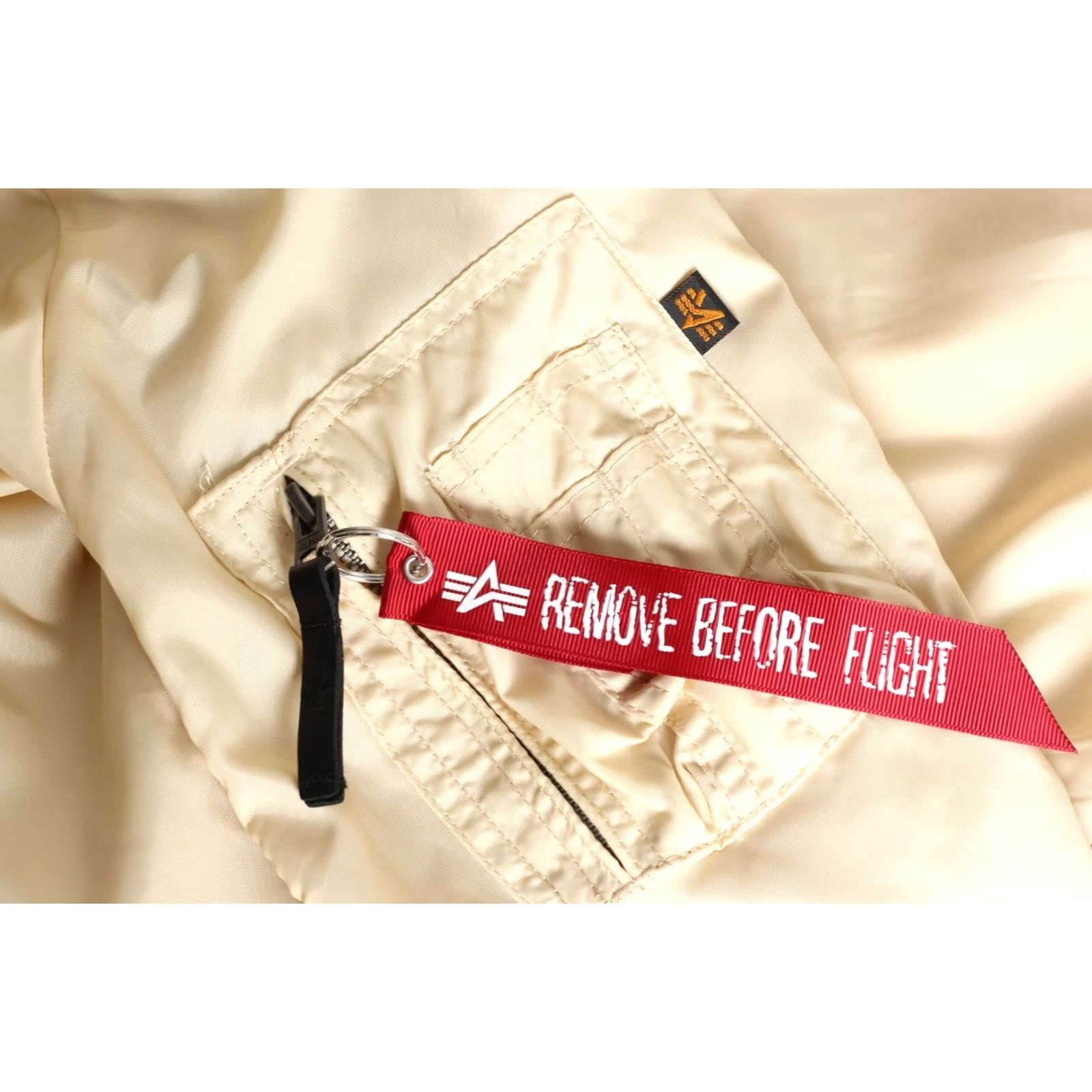 Alpha Industries ALPHA INDUSTRIES MA-1 Flight Bomber Jacket Men M Beige Regular Size M Jacket Mens Size US M / EU 48-50 / 2 - 6 Thumbnail
