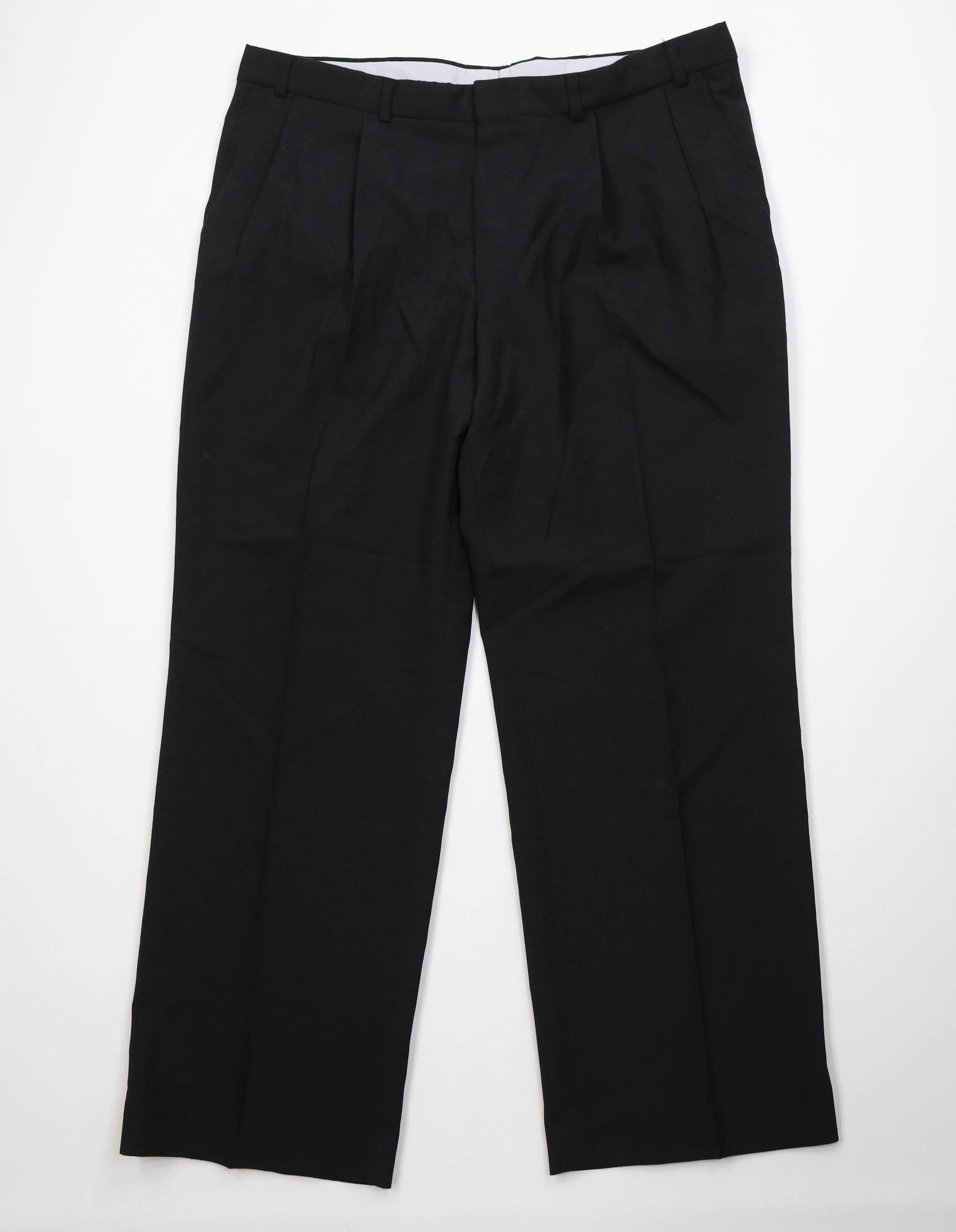 Vintage Vintage 90s Streetwear Wool Flared Wide Leg Chino Pants USA Size US 40 / EU 56 - 1 Thumbnail