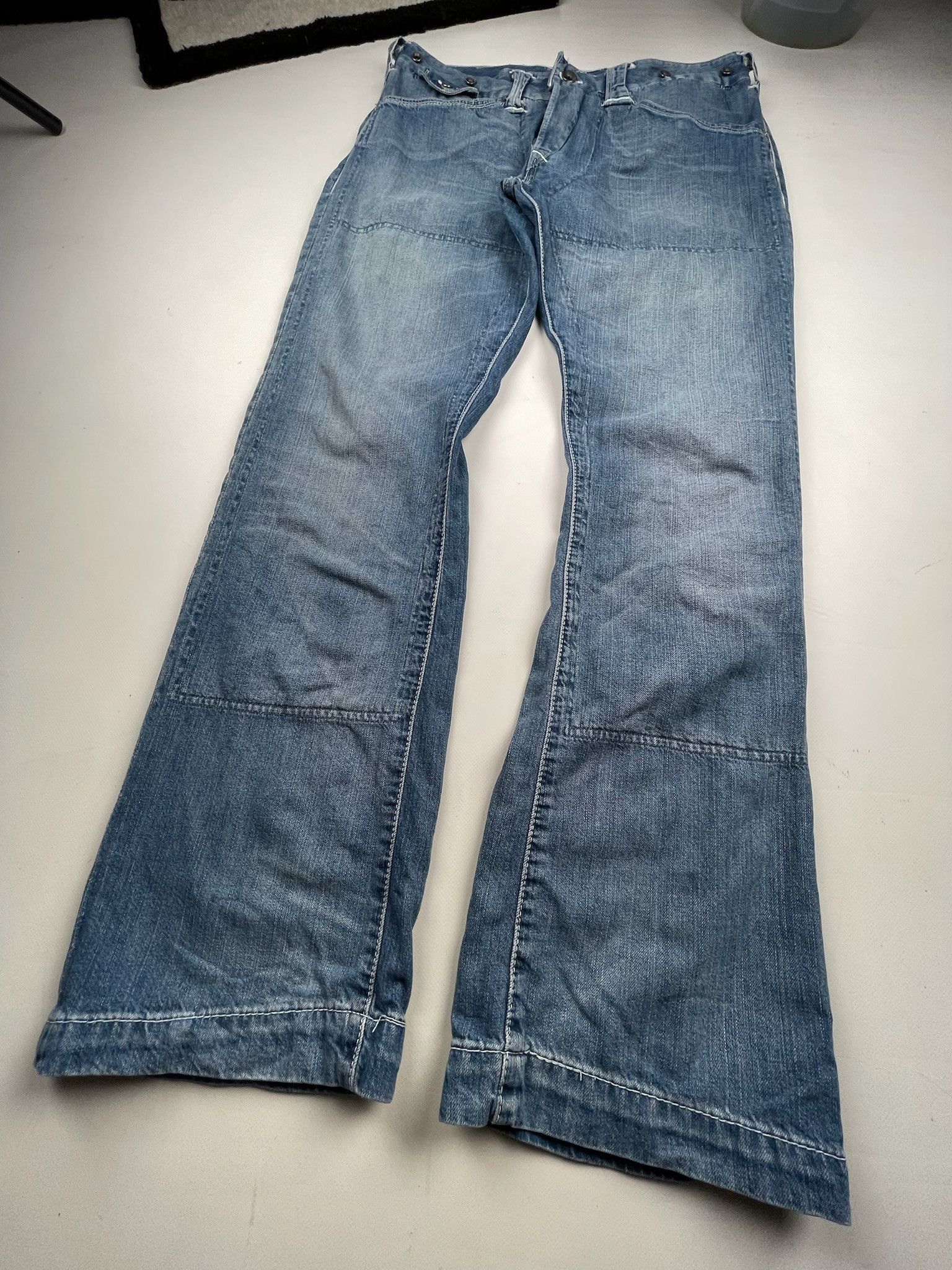Levi's Vintage Levi’s engineer jeans denim actual size 36 Size US 36 / EU 52 - 5 Thumbnail