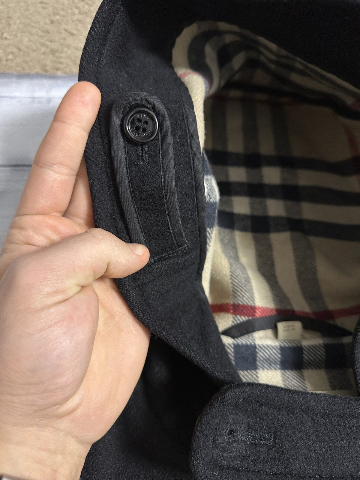 Burberry Rare Luxury Burberry Brit Coat Nova Check 100% Wool Size 8. Size S / US 4 / IT 40 - 5 Thumbnail