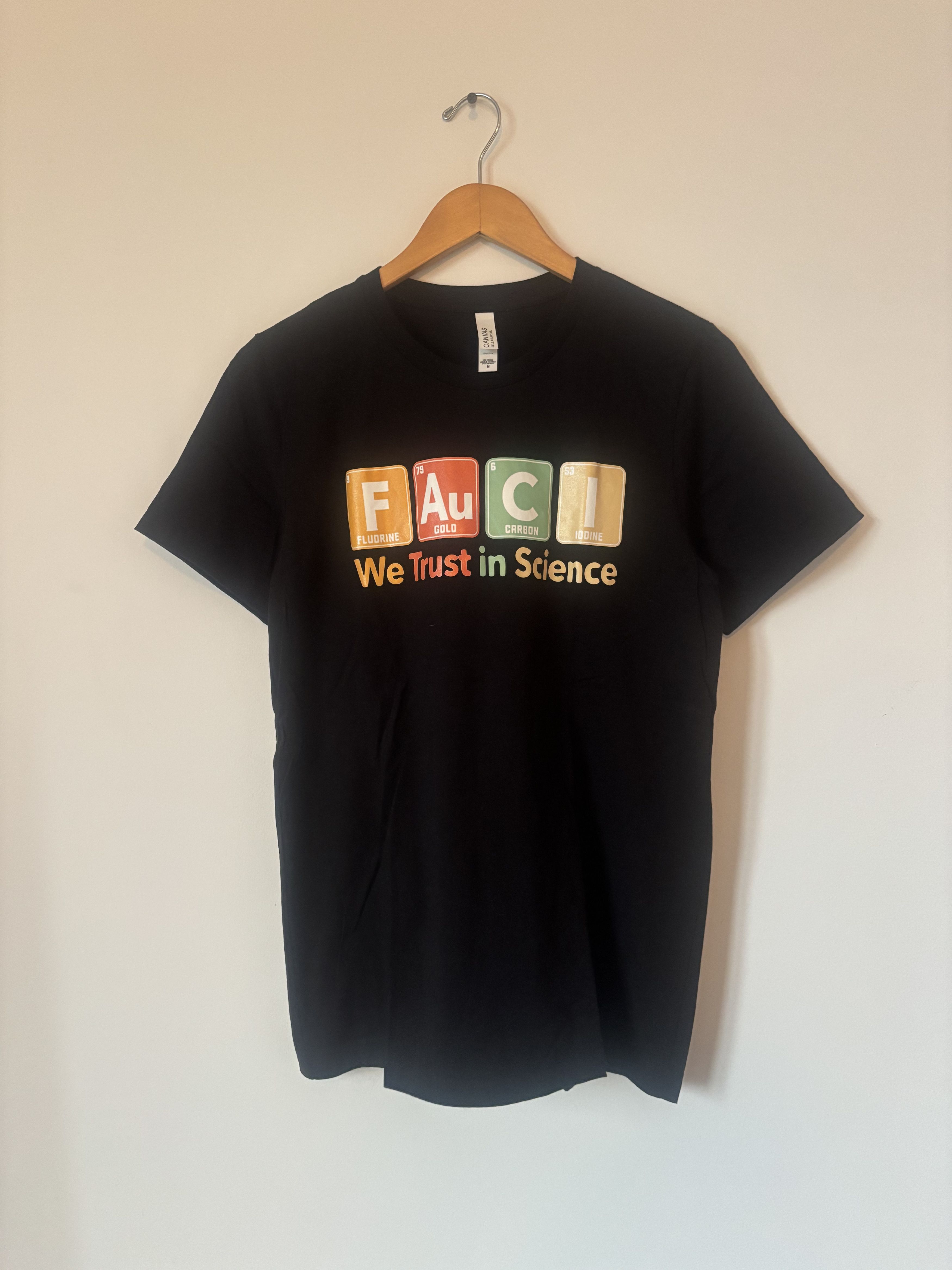 Other Covid-Era FAUCI - We Trust in Science Tee Black M Size US M / EU 48-50 / 2 - 2 Thumbnail