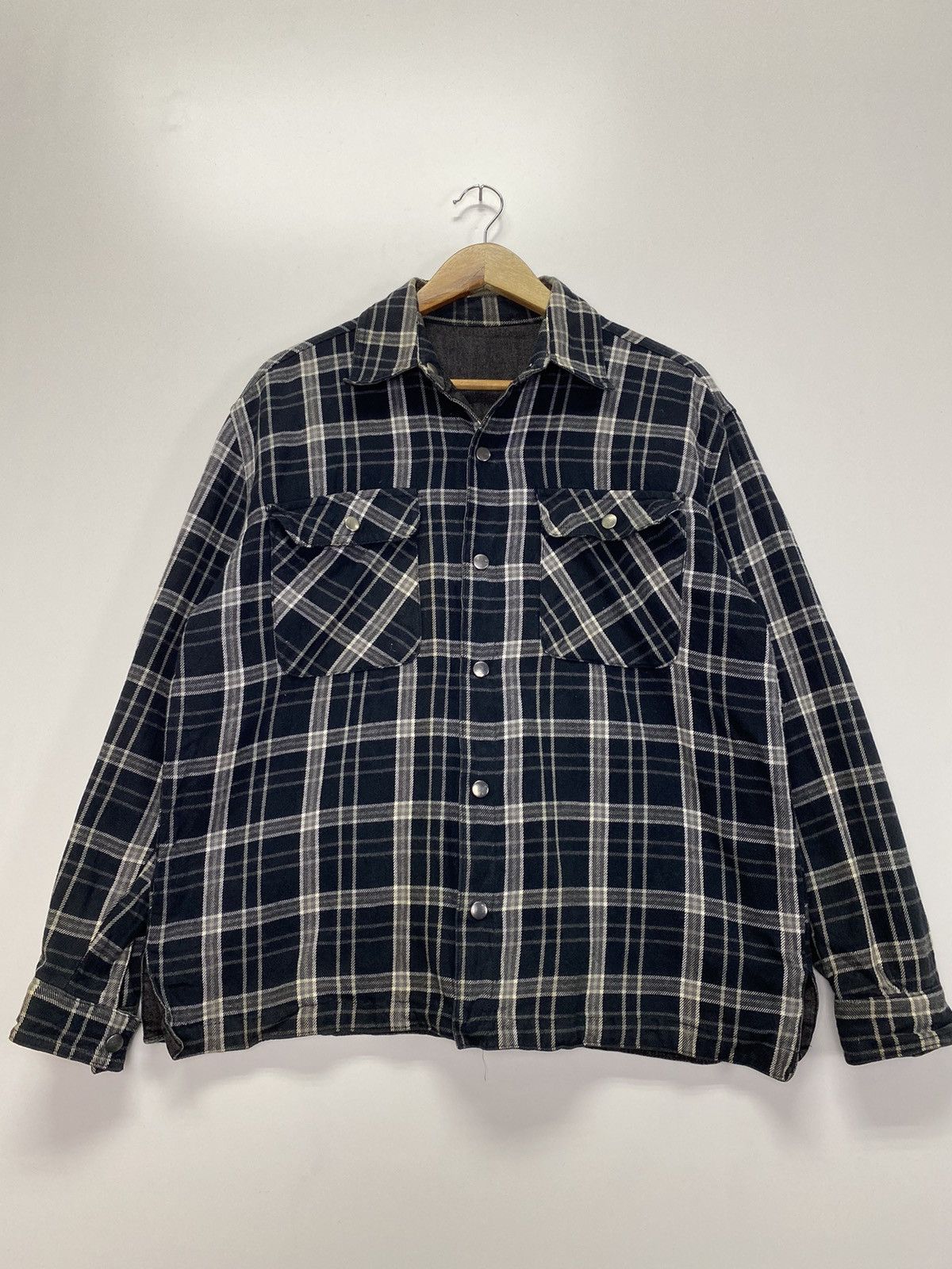 Flannel × Japanese Brand Vintage Reversible Flannel Jacket Size US L / EU 52-54 / 3 - 2 Thumbnail