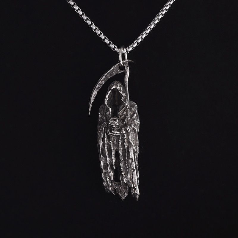 Jewelry Hell Death Gothic Mysterious Devil Punk Halloween Necklace Size ONE SIZE - 7 Thumbnail