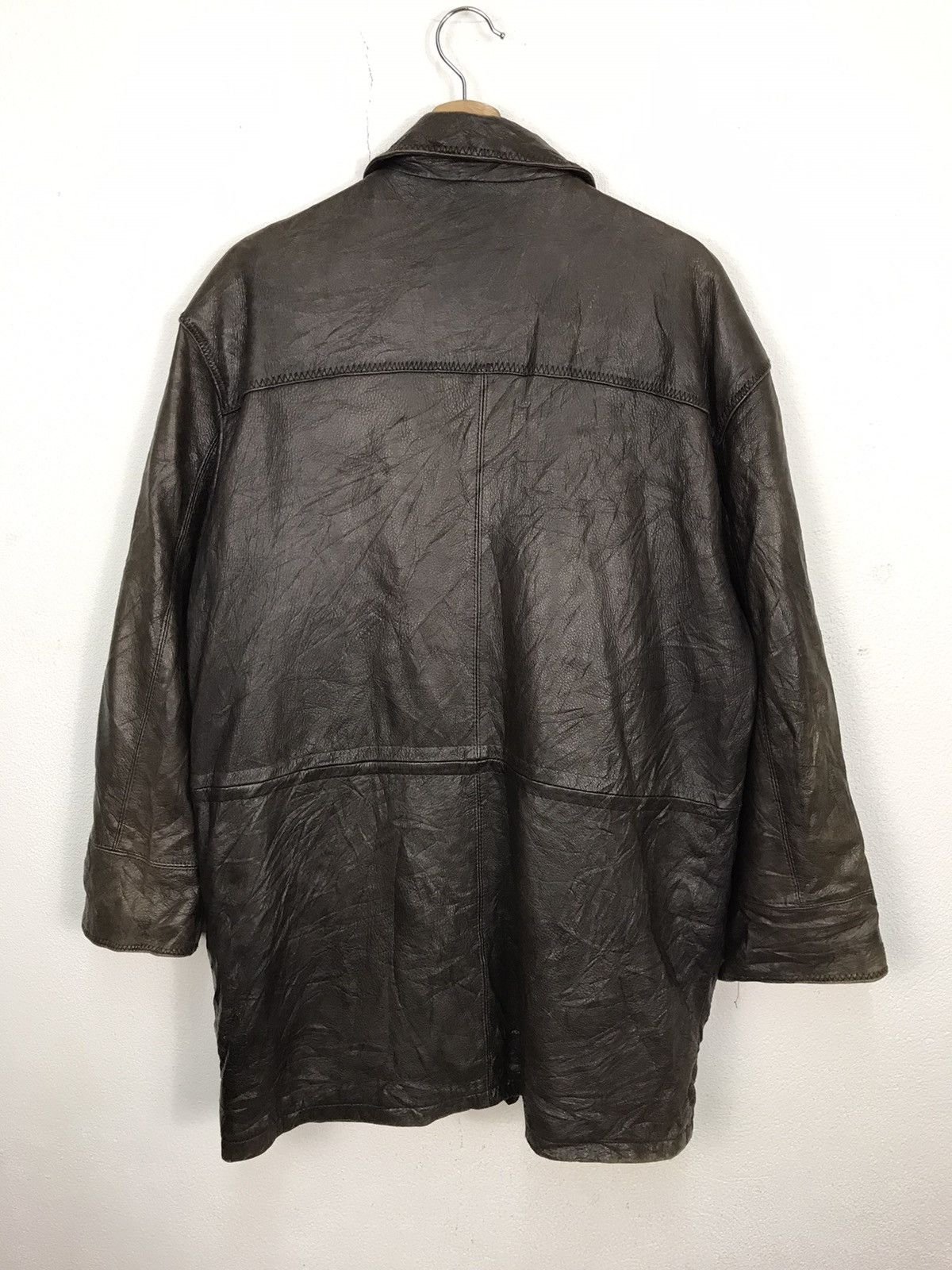 Vintage VINTAGE RED STAGE Leather Jacket Size US L / EU 52-54 / 3 - 11 Thumbnail