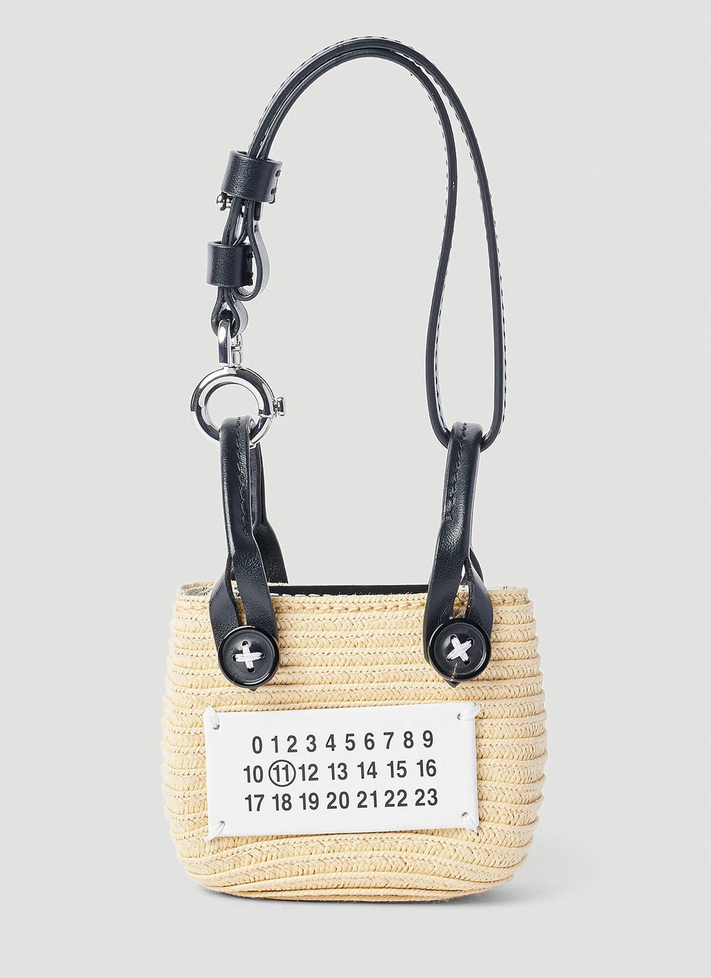 image of Maison Margiela O1W1Db10324 Micro Handbags In Beige, Men's