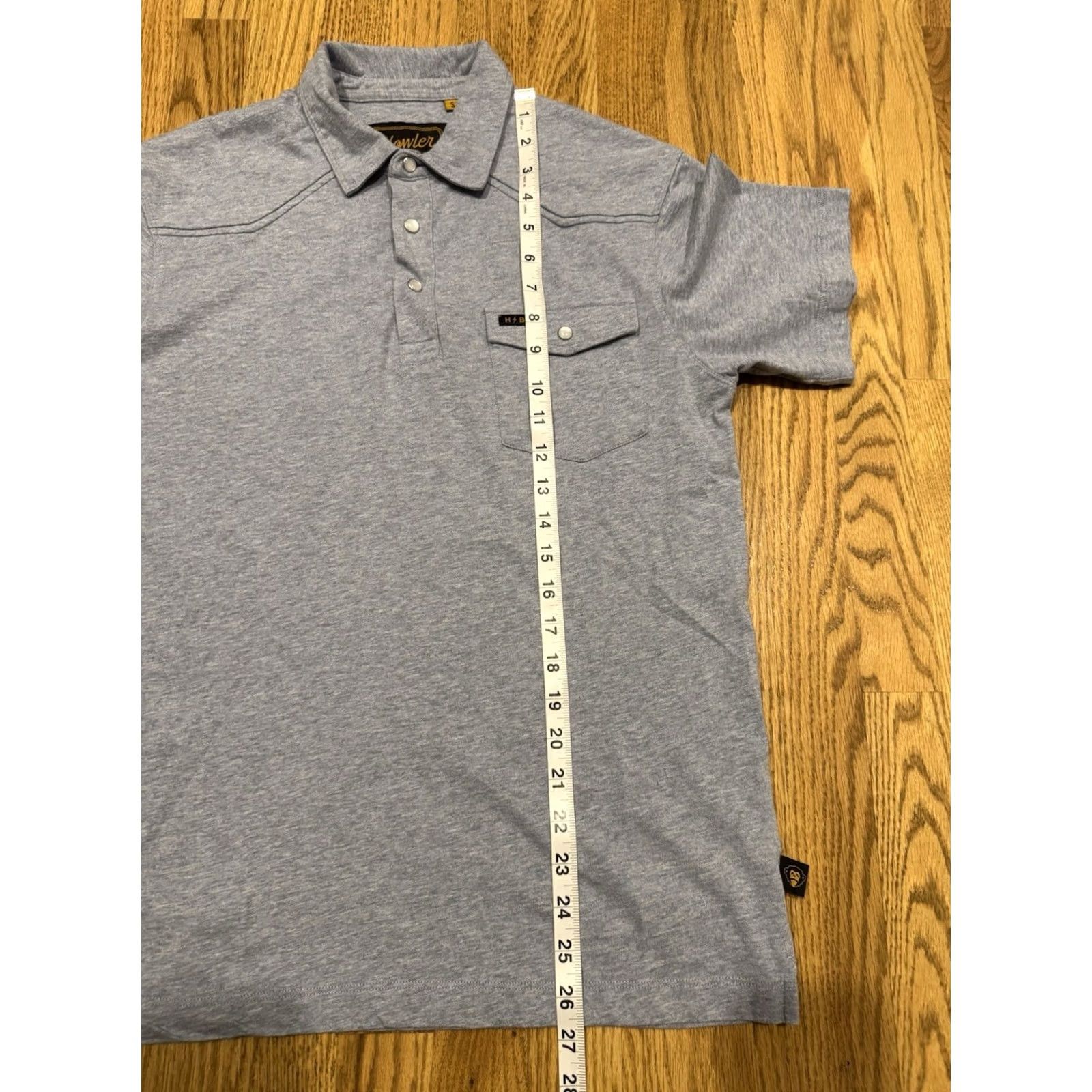 Howler Brothers VINTAGE Howler Brothers Bros Pearl Snap Polo Shirt Mens Small Blue Size US S / EU 44-46 / 1 - 7 Thumbnail