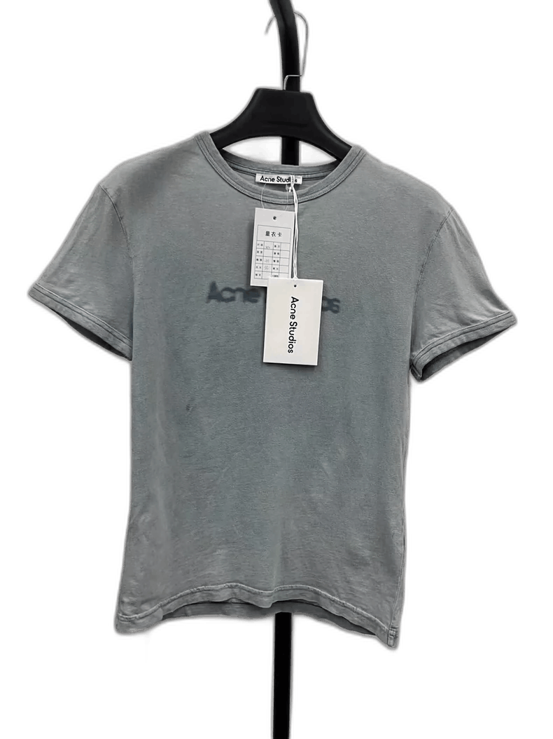 Acne Studios Acne Studios Faded Logo Short Sleeve T-Shirt-yf Size US XS / EU 42 / 0 - 1 Thumbnail