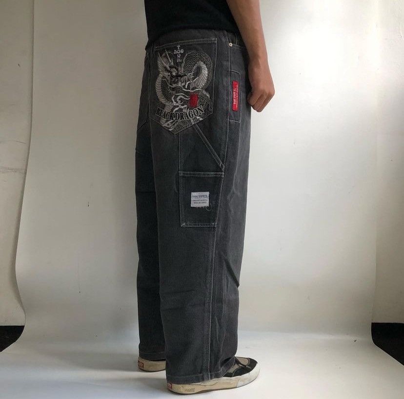 image of Dogtown x Jnco Y2K Dog Town Hip Hop Baggy Pants in Denim, Men's (Size 32)