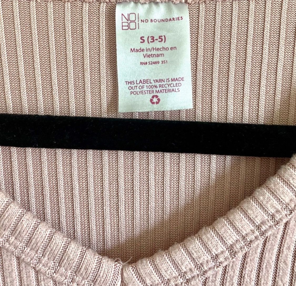 Other PINK LONG SLEEVE PLUNGING V NECK TOP Size S / US 4 / IT 40 - 5 Thumbnail
