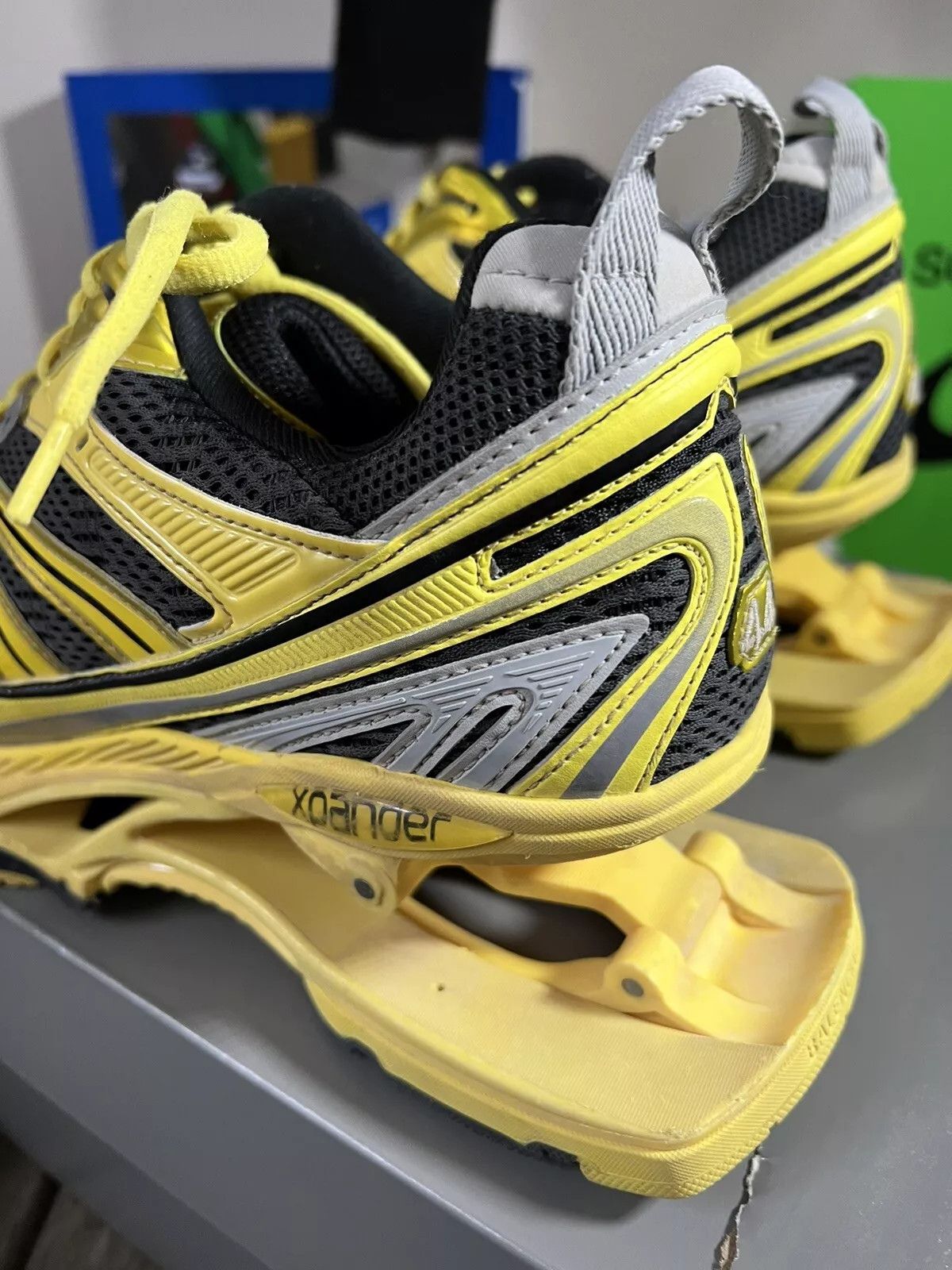 Balenciaga Balenciaga X Pander Yellow Sneakers Size 44 Size US 11 / EU 44 - 8 Thumbnail