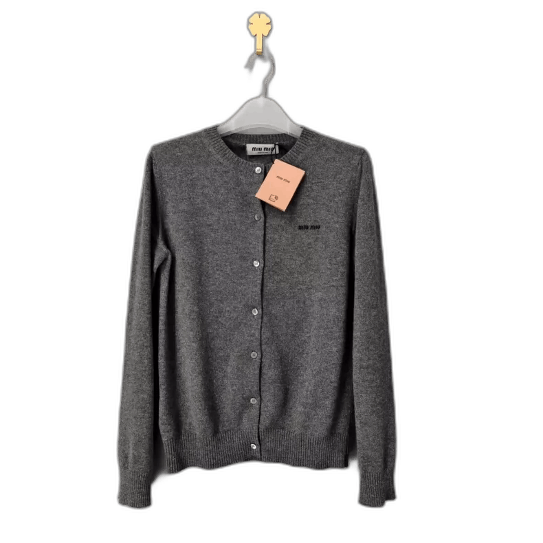 Prada Miu Miu Long Sleeve Knitted Top for Women-yf Size XL / US 12-14 / IT 48-50 - 1 Thumbnail