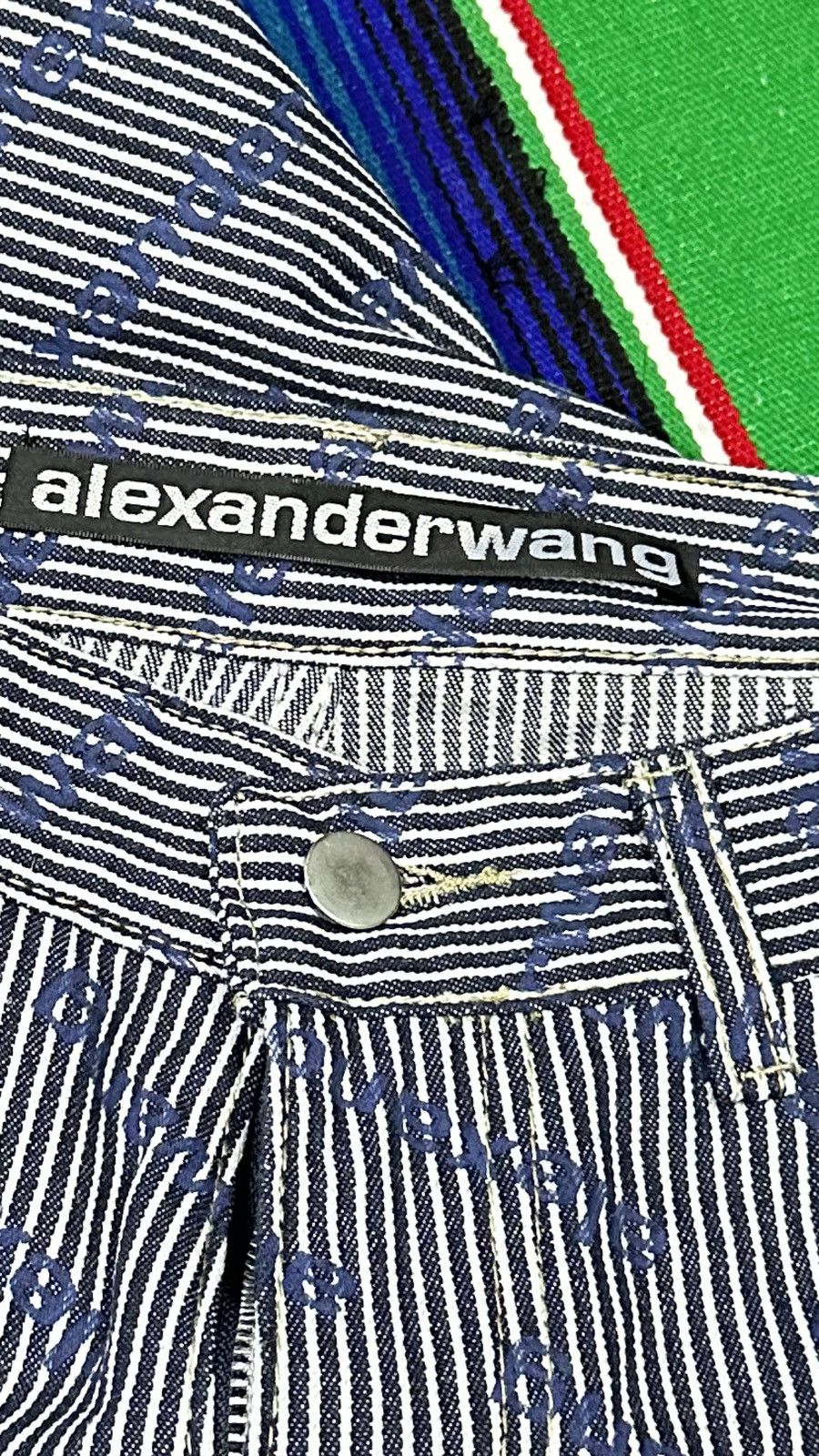If Six Was Nine 💥Alexander Wang💥Crazy Design AlexAnder Wang Full Design 💥✨ Size US 30 / EU 46 - 9 Thumbnail