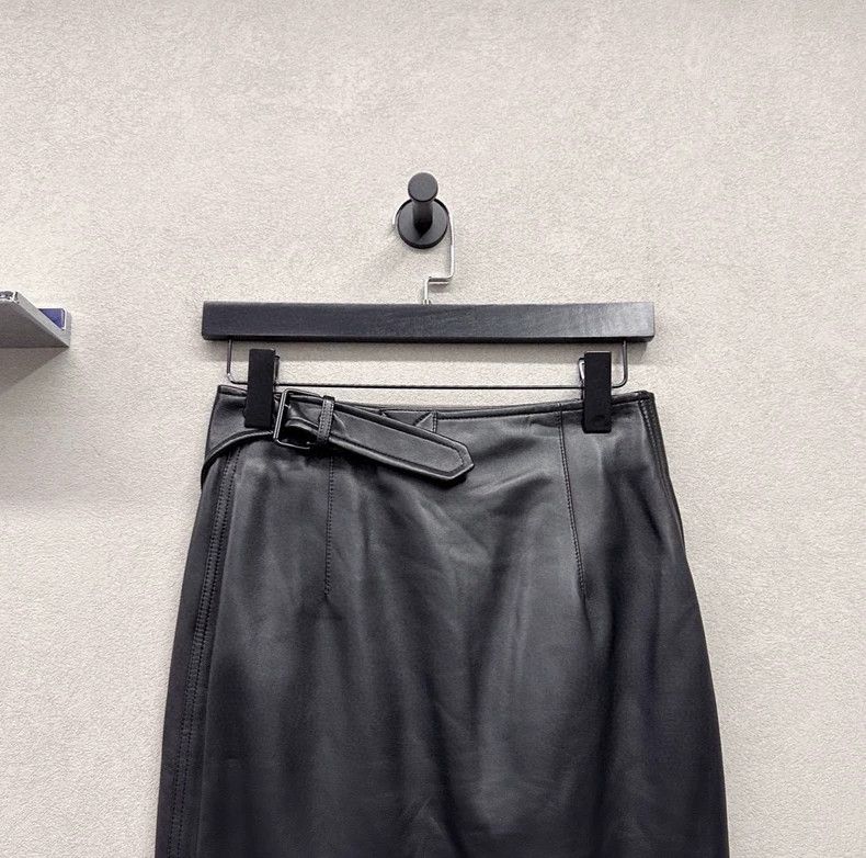 Balenciaga Balenciaga size 34 LEATHER SKIRT Size 33" - 3 Thumbnail