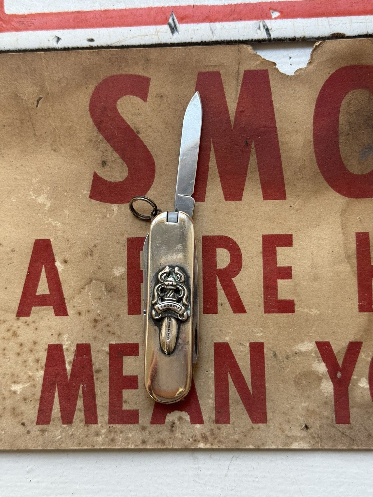 Chrome Hearts 🚭CHROME GRAIL🚭.925 SILVER DAGGER POCKET KNIFE MULTI TOOL Size ONE SIZE - 12 Thumbnail