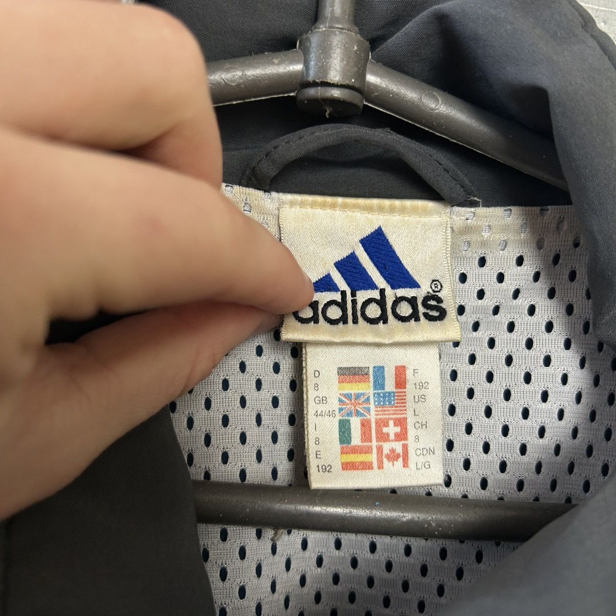 Adidas Vintage Adidas Small Logo 90’s Germany streetwear jacket Size US L / EU 52-54 / 3 - 4 Thumbnail