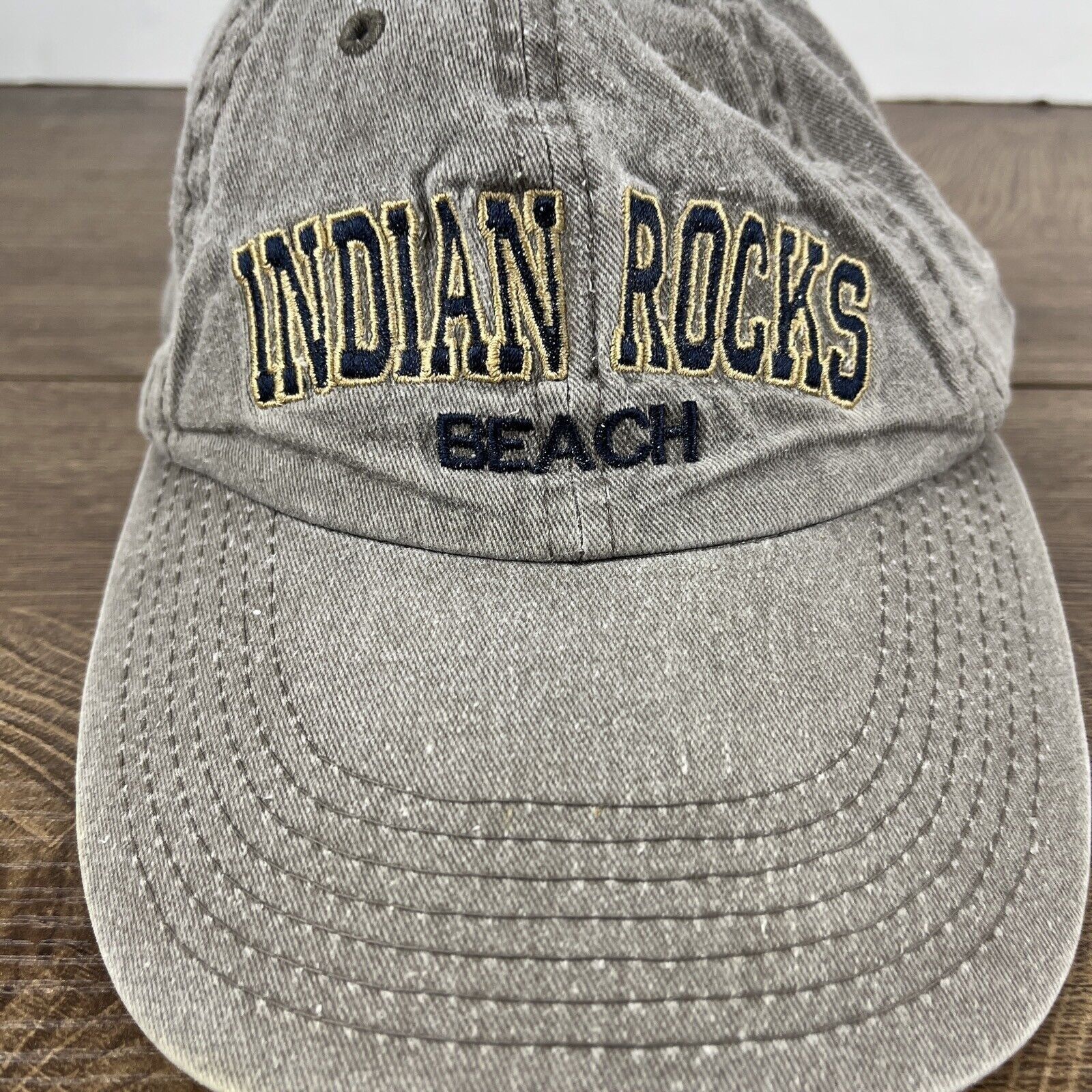 Other Indian Rocks Beach Hat Indian Rocks Gray Hat Adjustable Adul Size ONE SIZE - 7 Thumbnail
