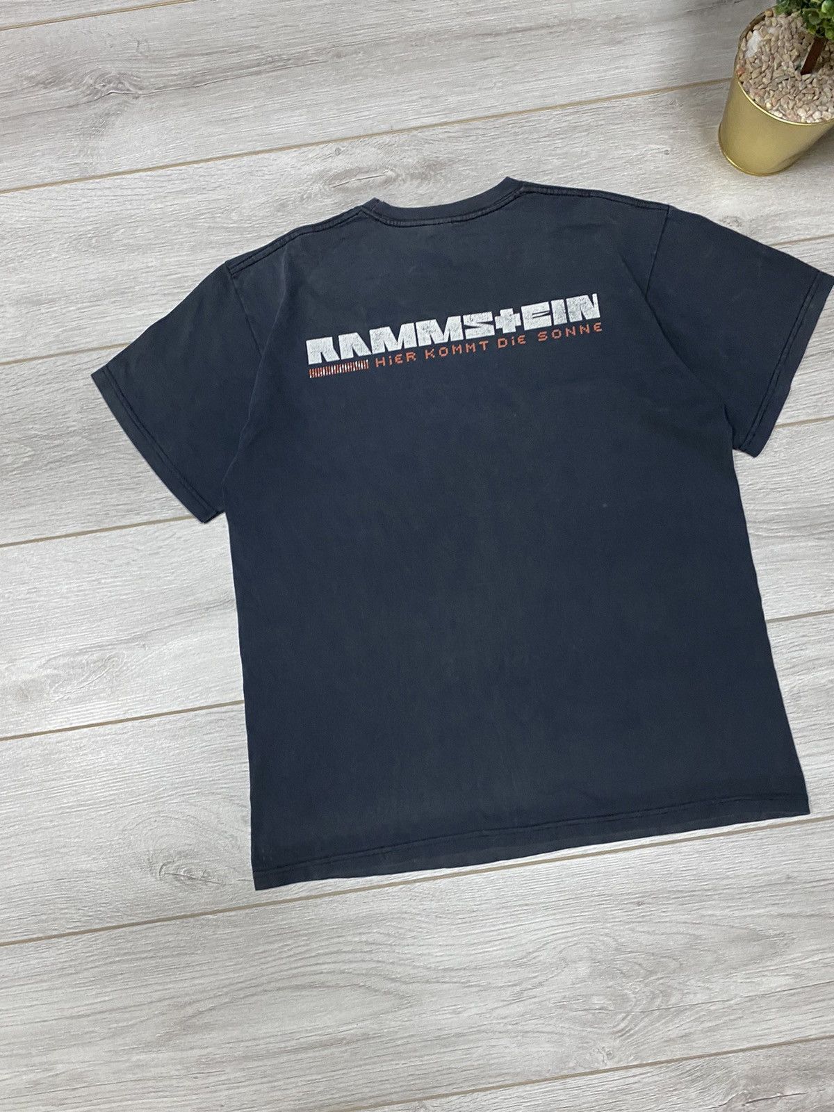 Band Tees Rammstein glow 00s flame big logo sun faded t-shirt Size US L / EU 52-54 / 3 - 9 Thumbnail