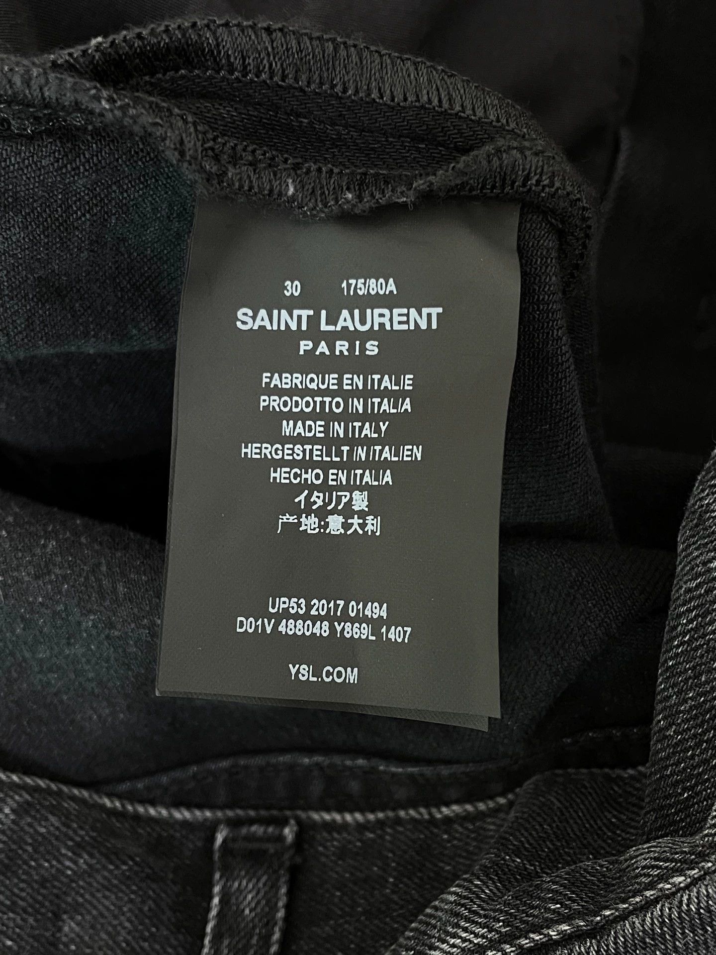 Saint Laurent Paris Saint Laurent Paris 30 Straight Jeans (2 Wears) Size US 30 / EU 46 - 5 Thumbnail