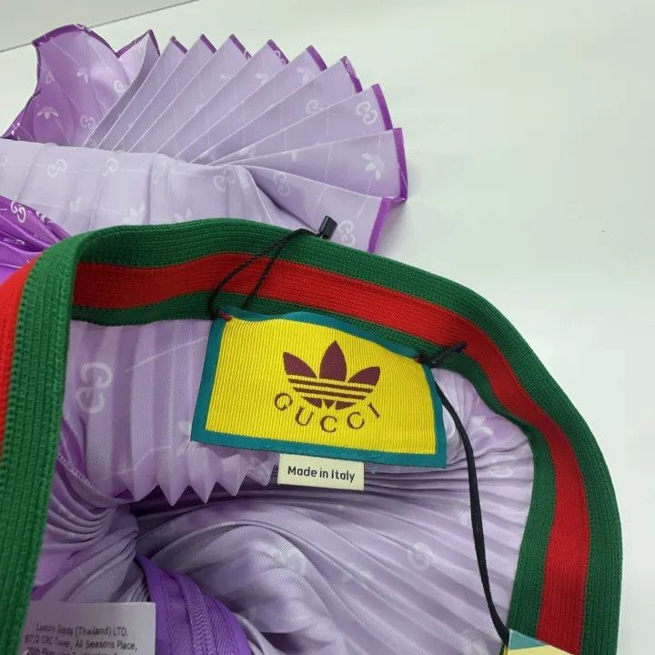 Gucci Gucci Gucci SS22 Pleated Skirt in Purple Stripe -2506 Size US 44 / EU 60 - 7 Thumbnail