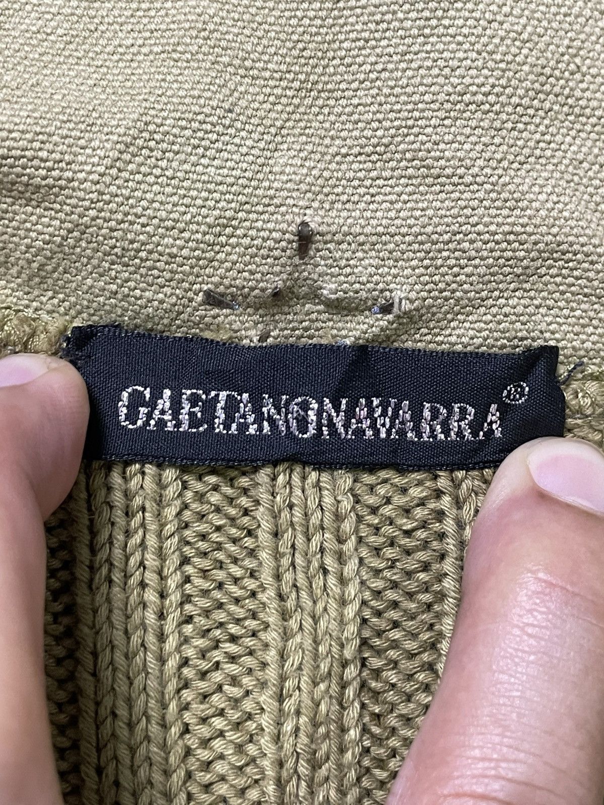 Designer × Japanese Brand × Vintage Gaetano Navarra Knitted Tank Top (43) Size S / US 4 / IT 40 - 5 Thumbnail