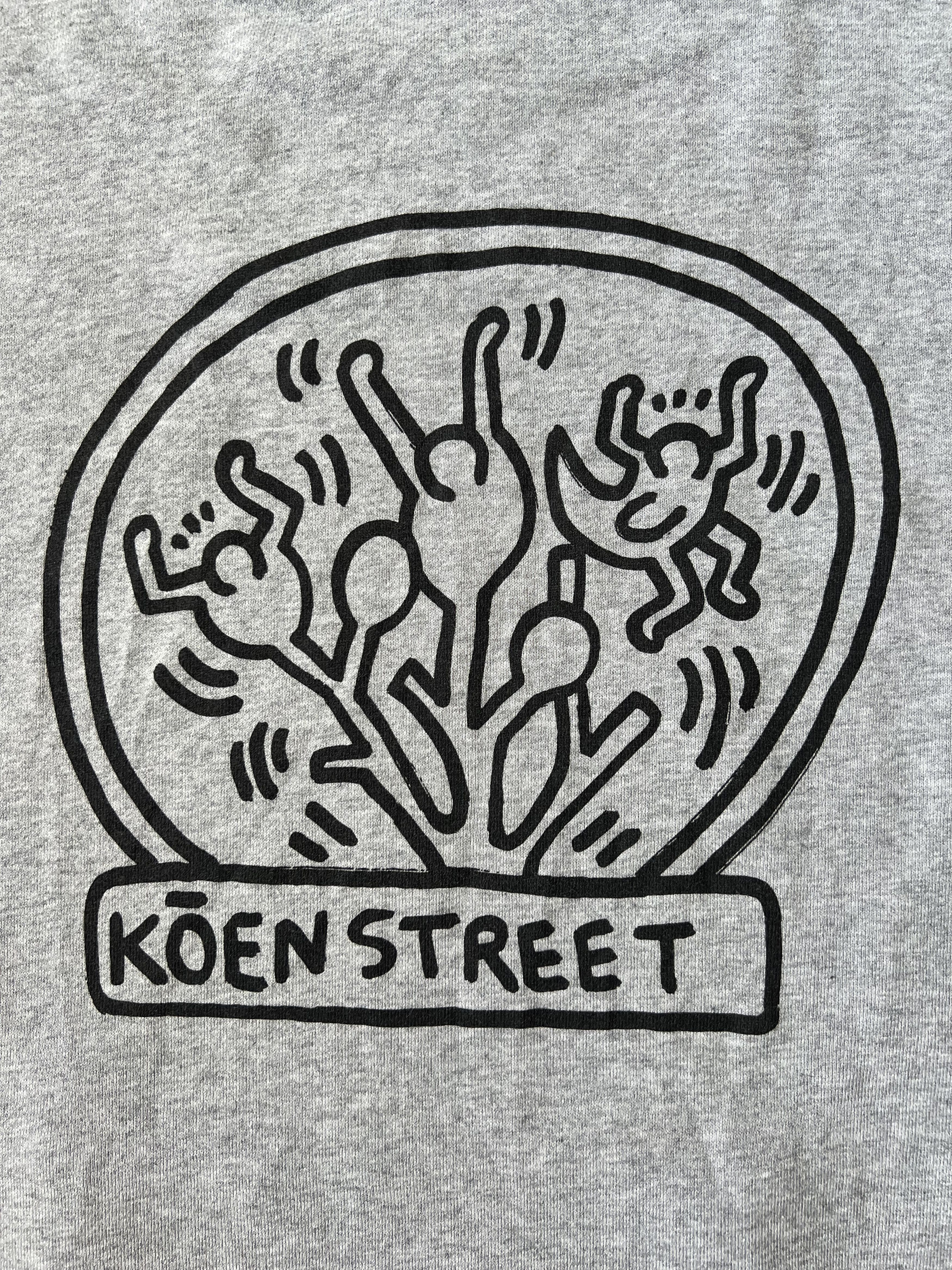 Keith Haring 💚 Keith Haring x Uniqlo Koen Street Grey Hoodie X-Large Size US XL / EU 56 / 4 - 3 Thumbnail