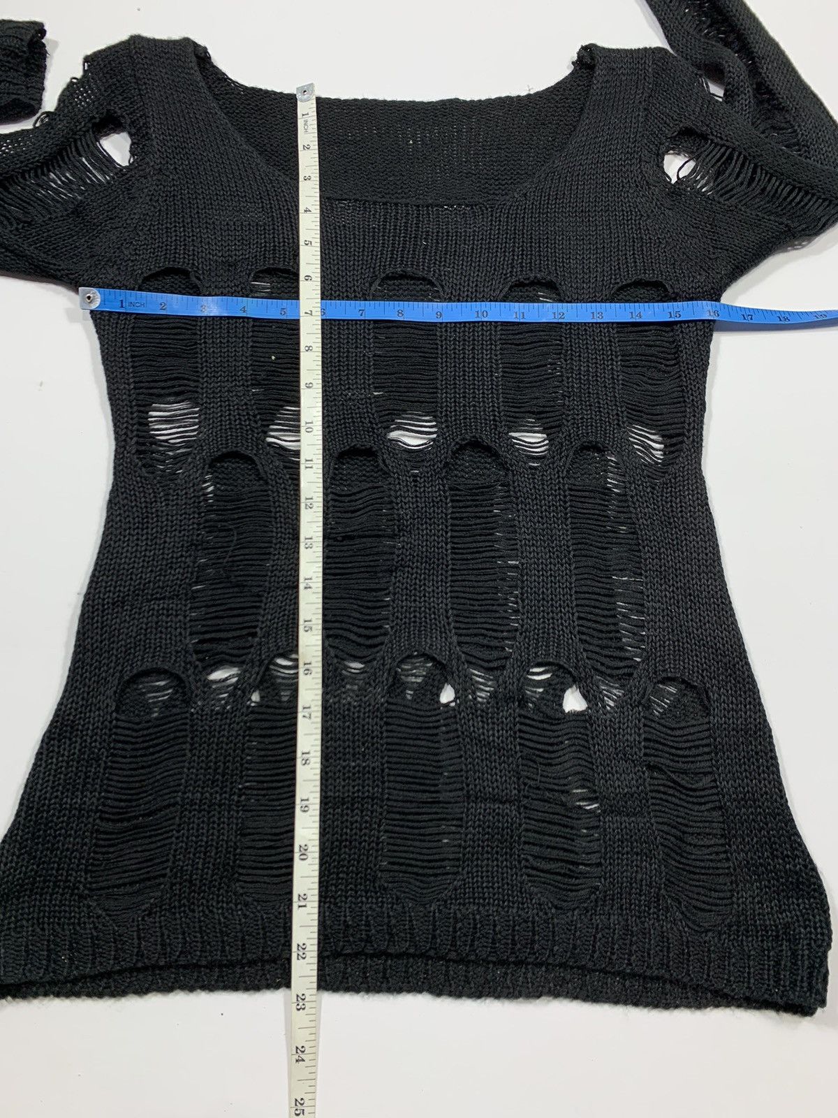 Issey Miyake Japanese Unknown Distressed Knit Grunge Number nine Style Size US M / EU 48-50 / 2 - 5 Thumbnail