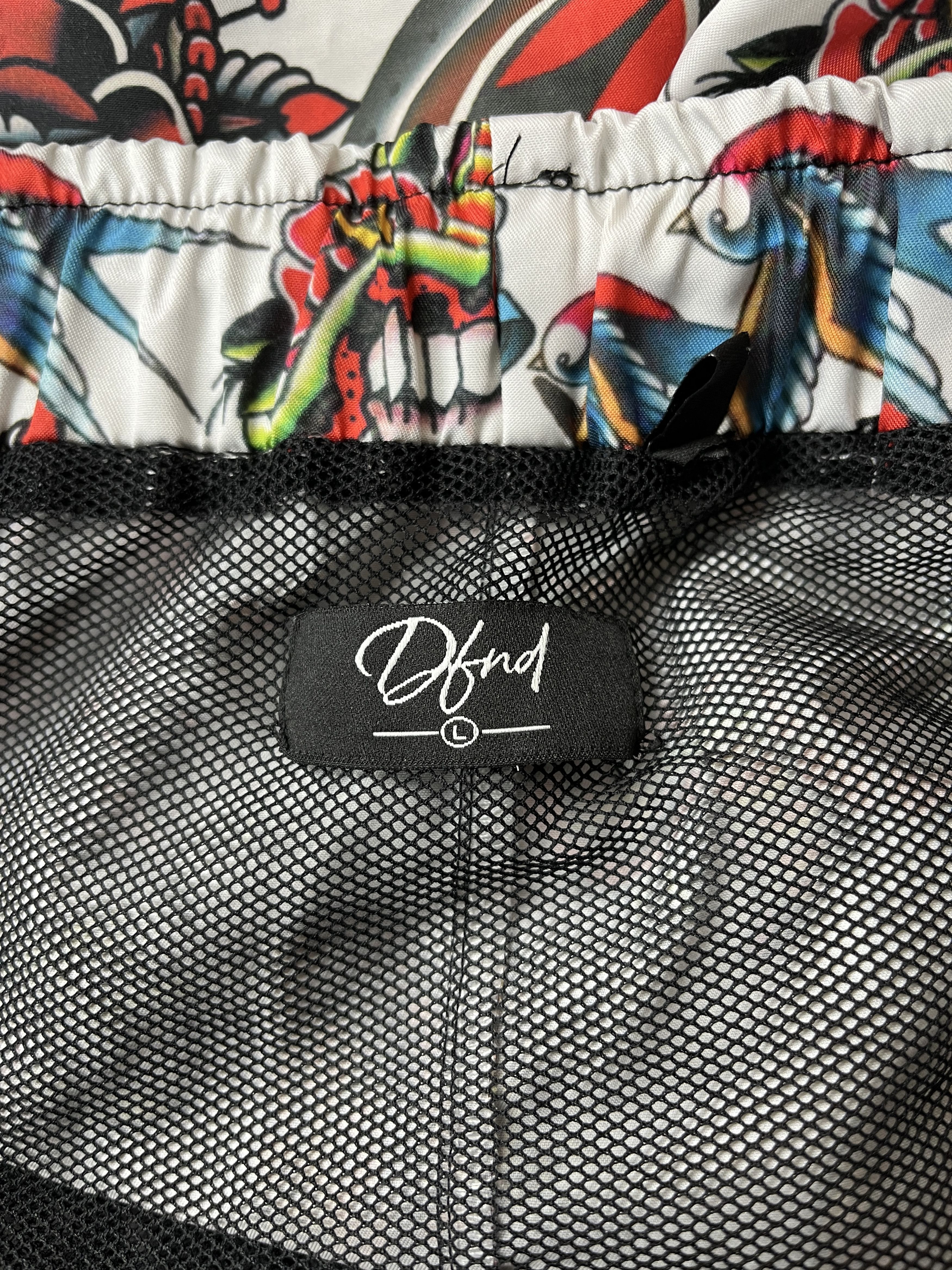 Vintage Japanese Shorts Tattoo Tiger Print Y2K Size L Ed Hardy Style Size US 36 / EU 52 - 9 Thumbnail