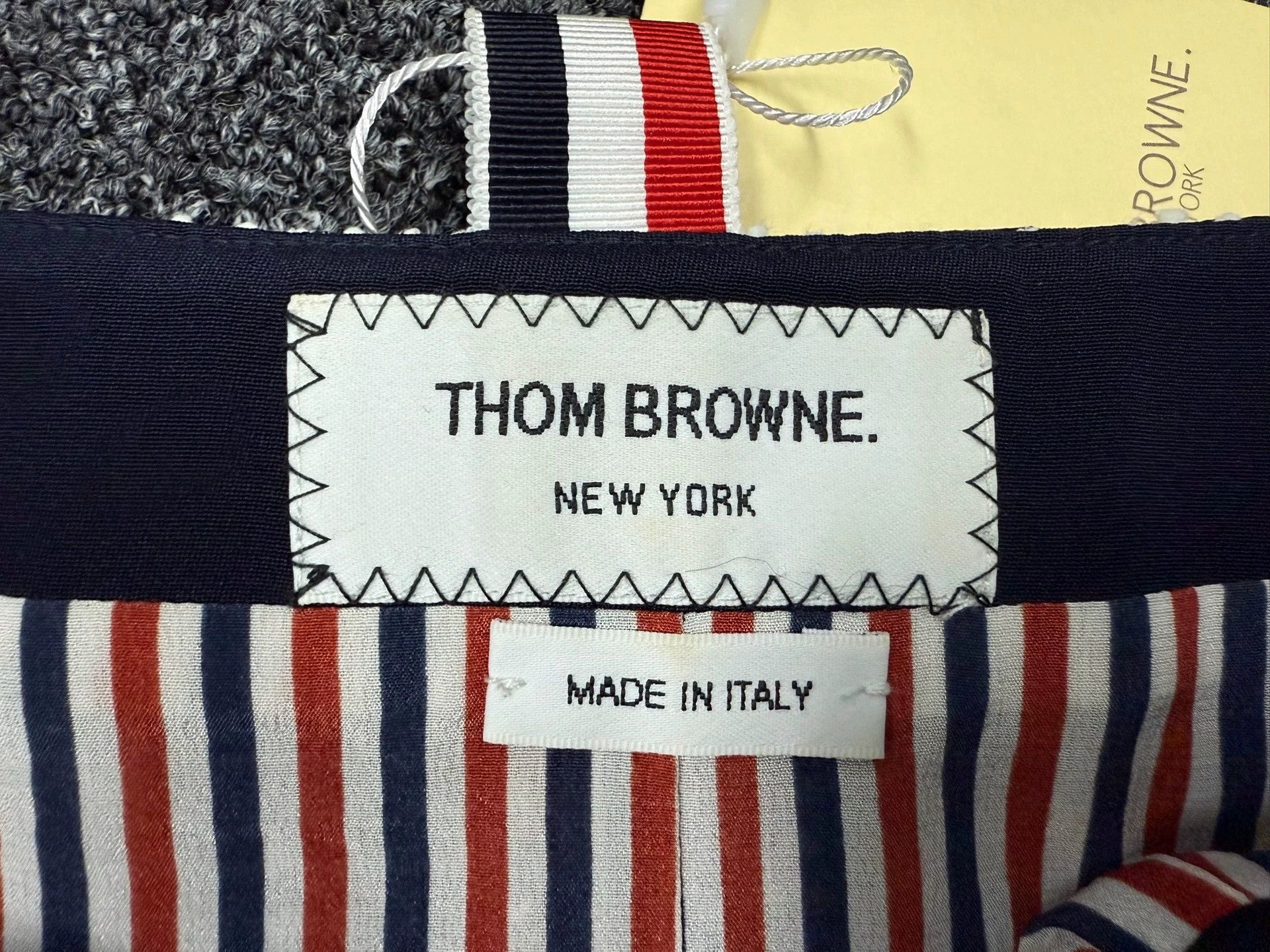 Thom Browne Thom Browne Women's Rare Gold Buckle Check Skirt Size40 Size 27" / US 4 / IT 40 - 4 Thumbnail
