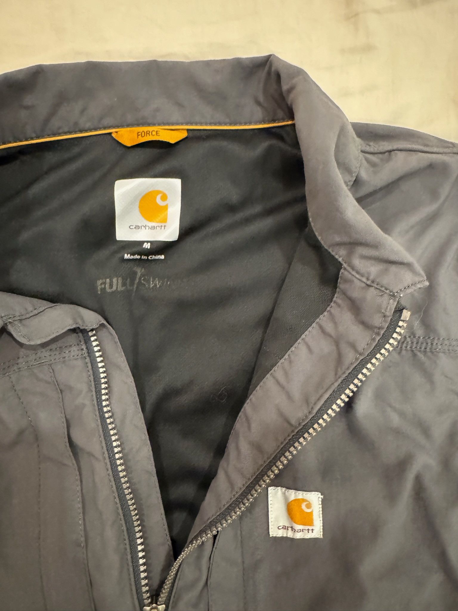 Carhartt Carhartt Full Swing Jacket Gray Nylon Force Chore Bomber Size US M / EU 48-50 / 2 - 2 Thumbnail